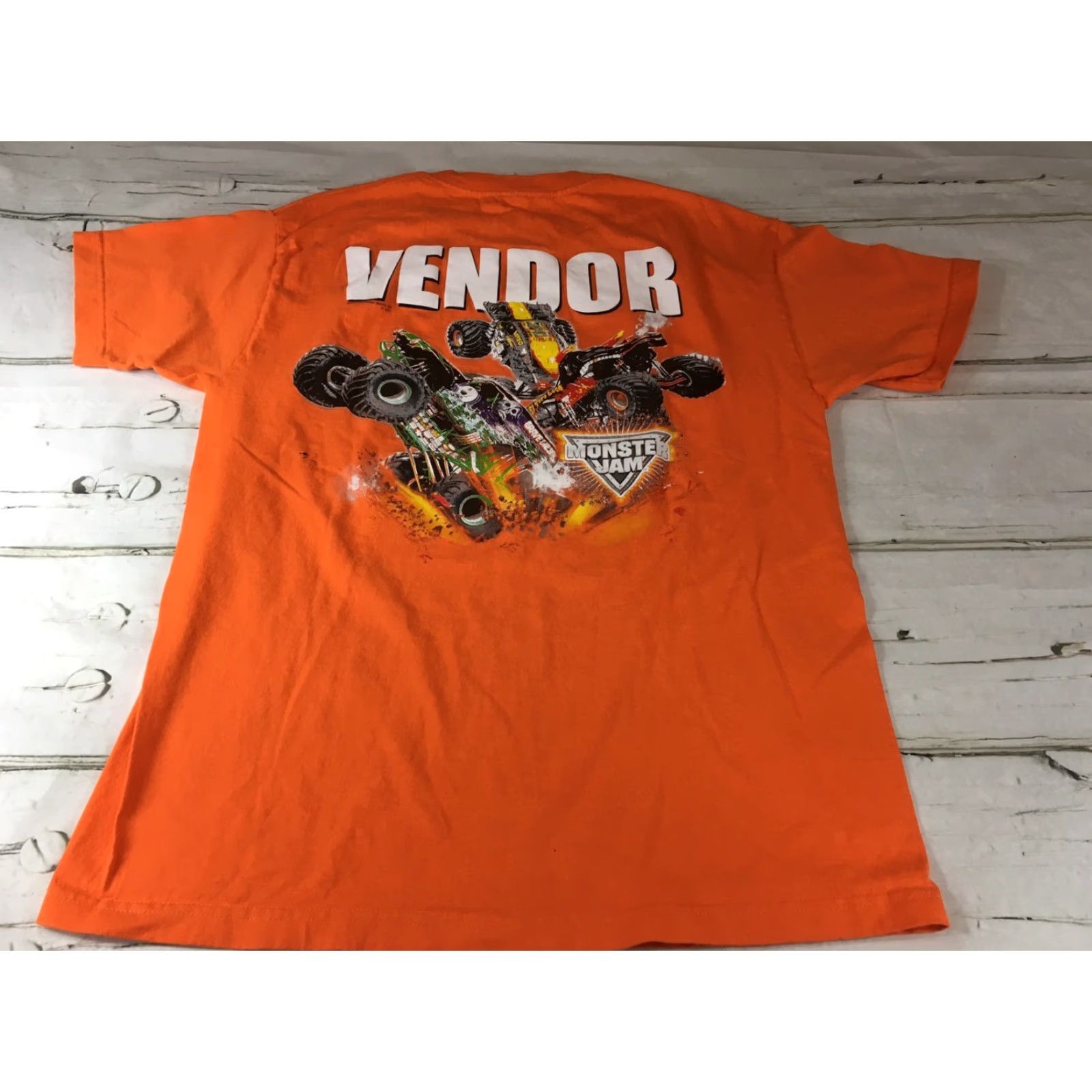AAA VINTAGE Monster Jam Grave Digger El Torro Truck T Shirt Size M Orange Mens Size US M / EU 48-50 / 2 - 5 Thumbnail