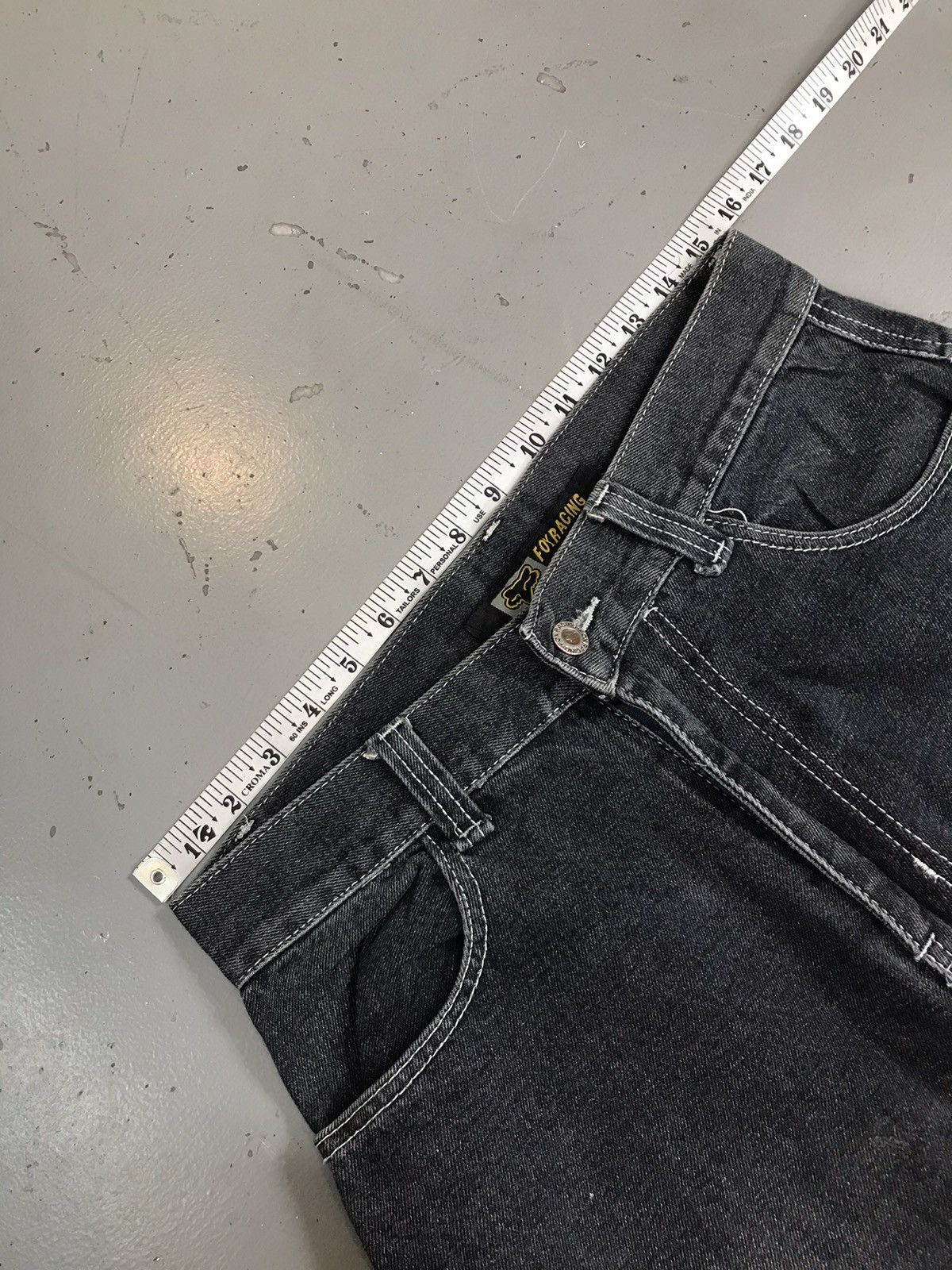 Fox Racing × Vintage Vintage fox racing logo embroidered denim Size US 32 / EU 48 - 5 Thumbnail