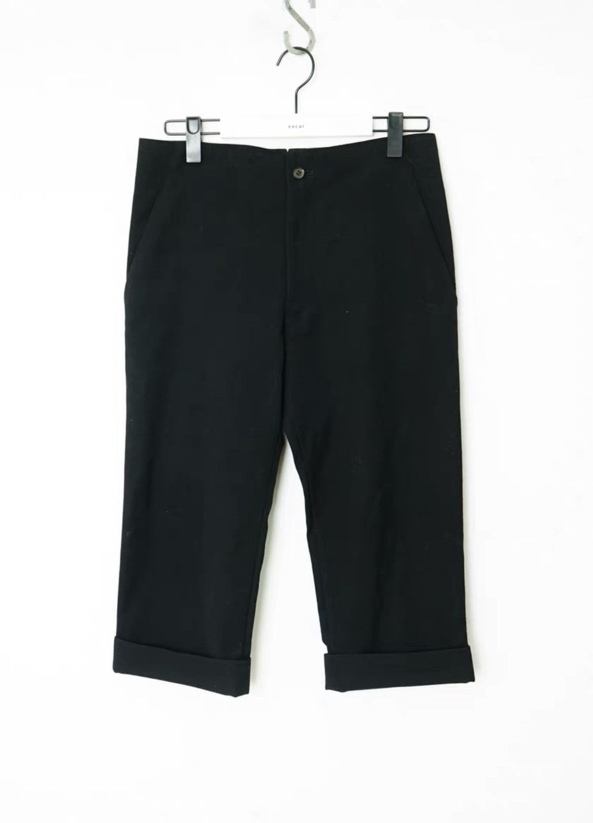 Yohji Yamamoto Yohji Yamamoto Wool Cropped Pants Size US 32 / EU 48 - 1 Thumbnail