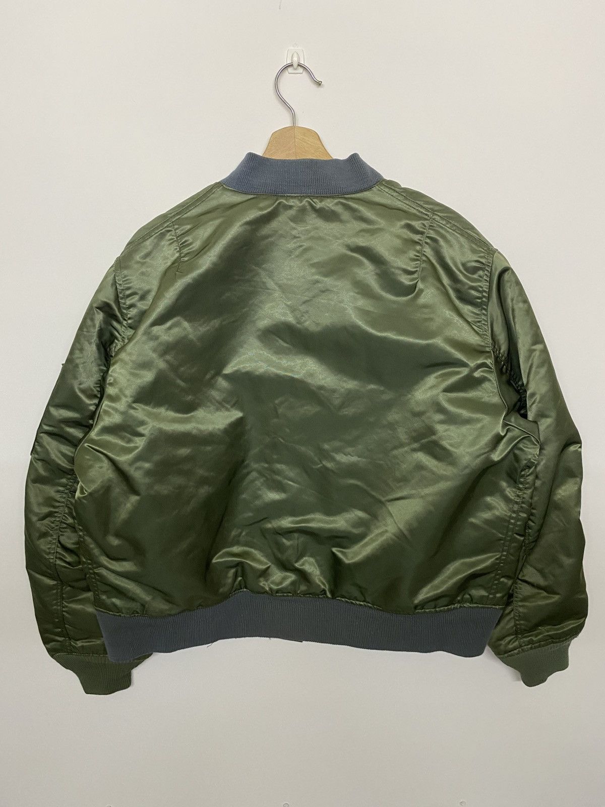 Vintage Corinth Mfg MA-1 Vintage Flight Reversible Bomber Jacket Size US L / EU 52-54 / 3 - 6 Thumbnail