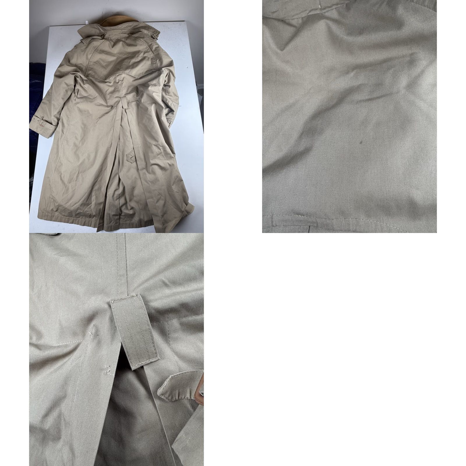 Brooks Brothers VINTAGE Brooks Brothers Trench Coat Jacket Mens Size 40 S Zip Wool Liner Size US XXS / EU 40 - 9 Thumbnail