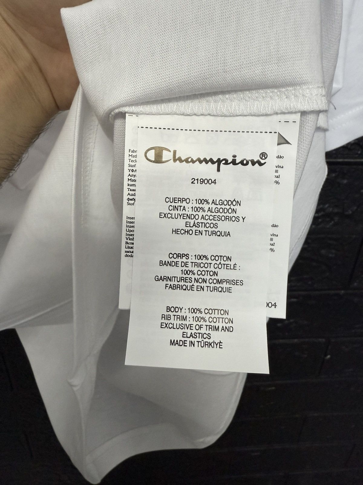 Champion × Palace Palace x Champion “ Melrose “ Tee Size US M / EU 48-50 / 2 - 4 Thumbnail