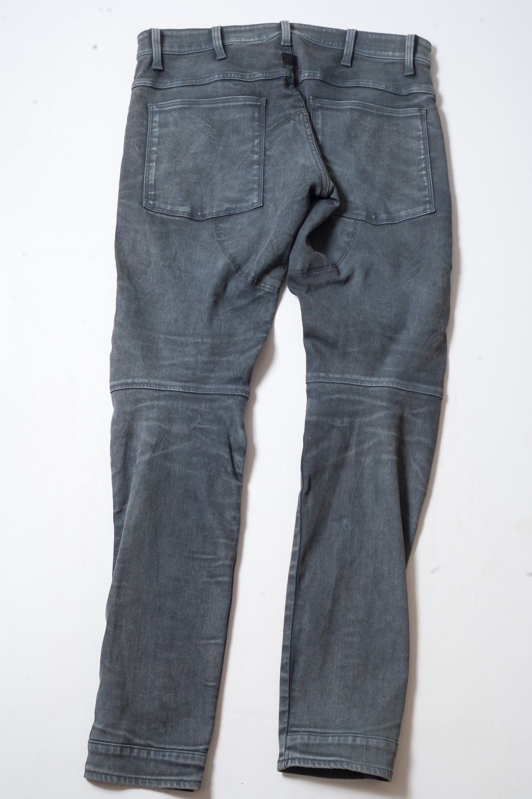 G-Star G-STAR RAW Mens 5620 3D Super Slim W34 L34 Gray Biker Denim Size US 34 / EU 50 - 10 Thumbnail