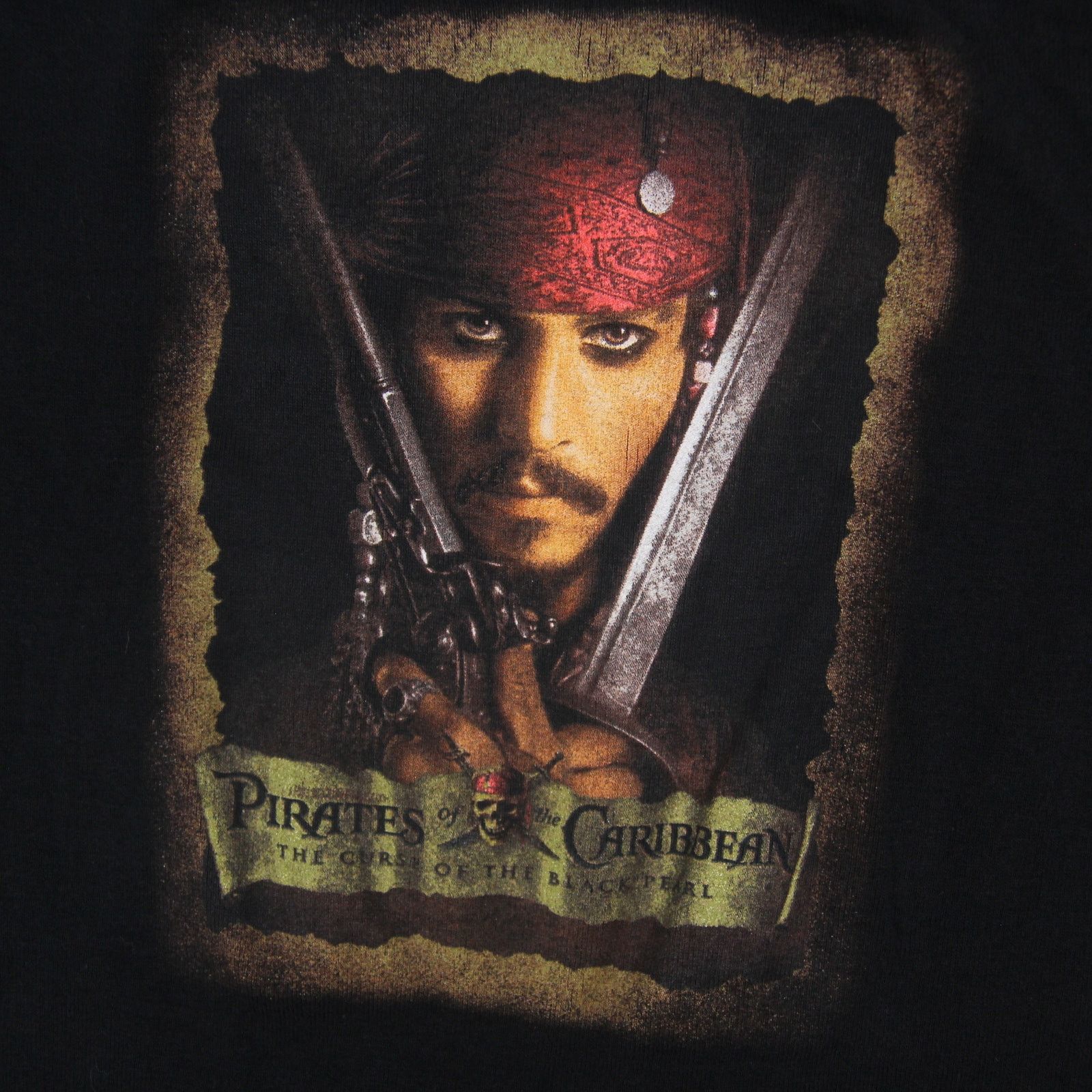 Disney × Giant × Vintage Vintage Disney Pirates of the Caribbean Black Pearl T Shirt Size US XS / EU 42 / 0 - 3 Thumbnail