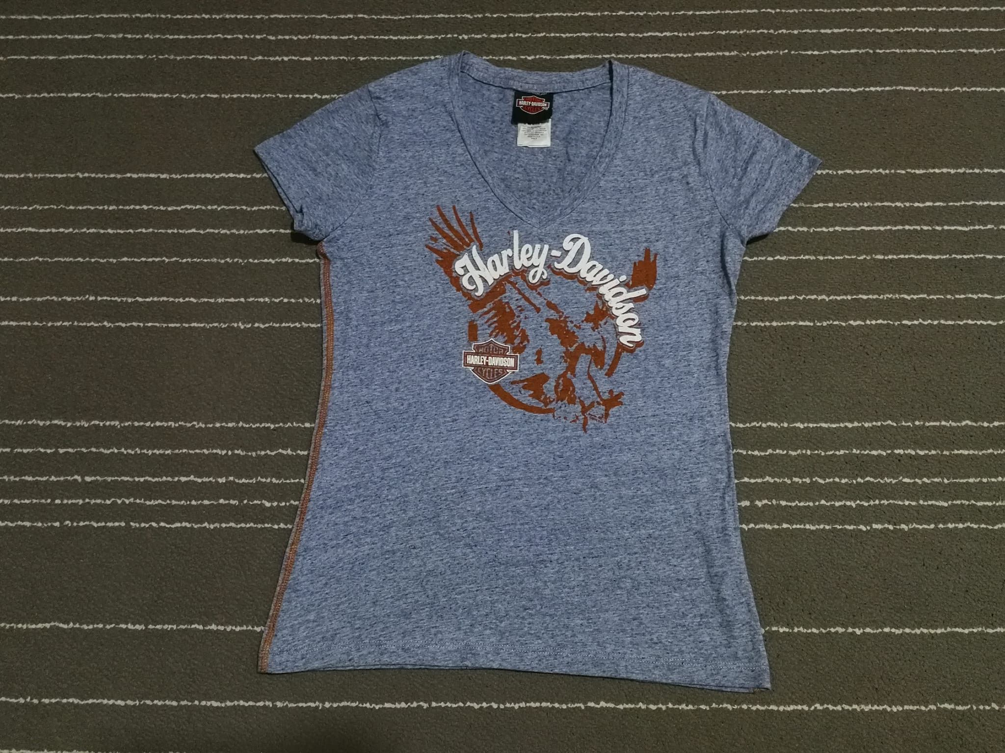 image of Harley Davidson Greenville South Carolina S in Blue, Women's (Size Small)