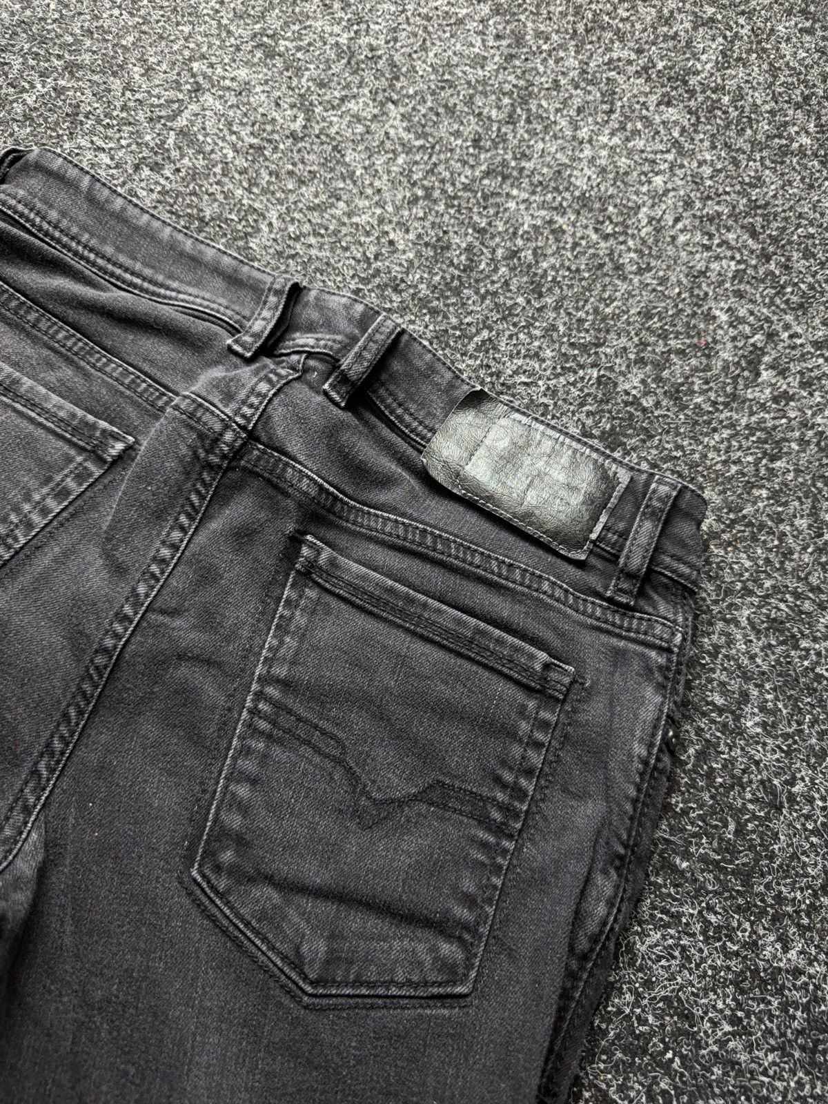 Diesel 00s Diesel Sleenker Black Jeans Slim Skinny Stretch Denim Size US 29 - 19 Thumbnail