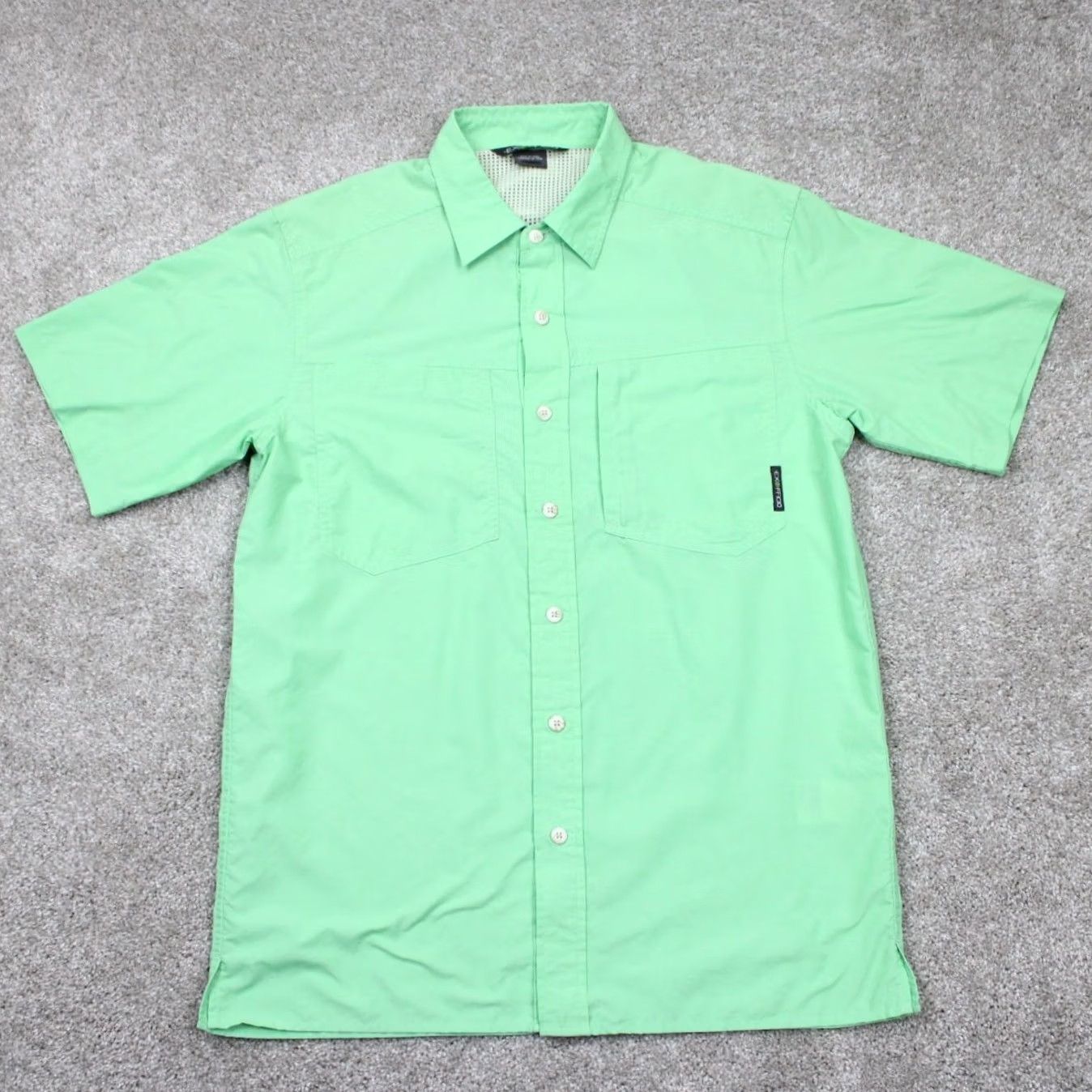 ExOfficio ExOfficio Shirt Womens Medium Green Button-Up Short Sleeve Nylon/Polyester Breathable Ventilated Outdoor Casual Size M / US 6-8 / IT 42-44 - 2 Thumbnail