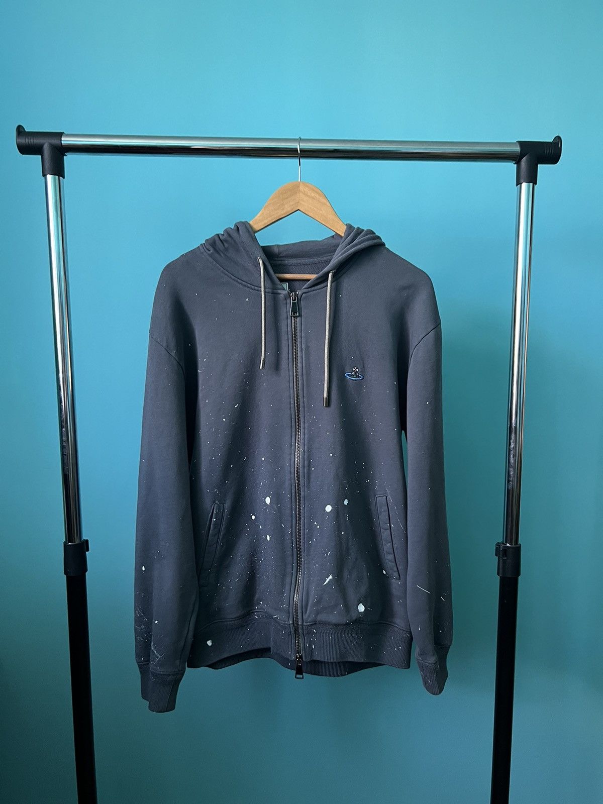 Vivienne Westwood Vivienne Westwood Custom Hoodie Zip Sweatshirt Size US L / EU 52-54 / 3 - 1 Thumbnail
