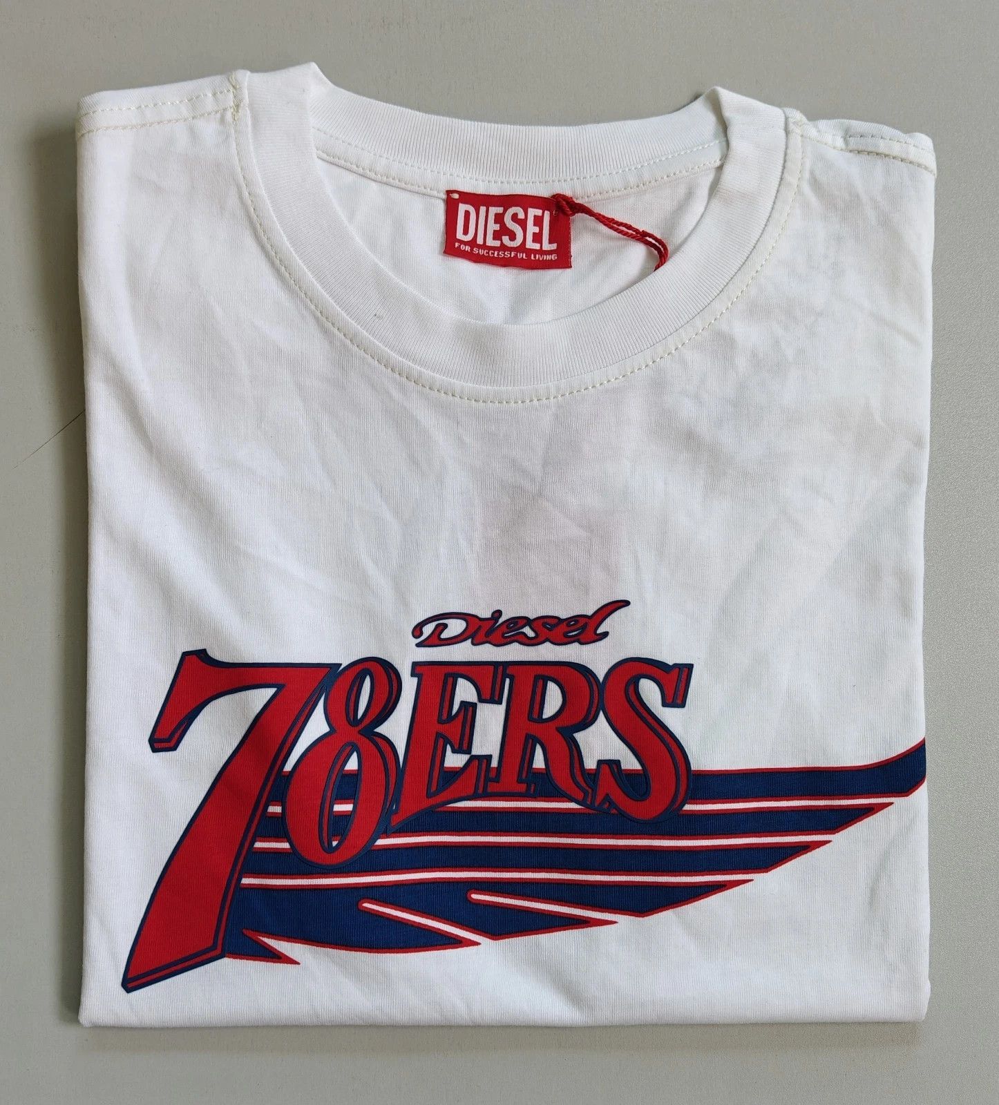 Diesel DIESEL White T-shirt T-Diegor-K75 T 4158 Size US M / EU 48-50 / 2 - 1 Thumbnail