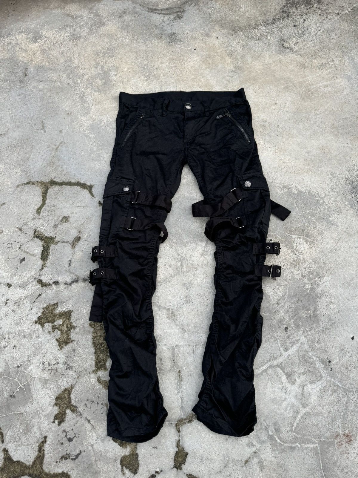Designer × Japanese Brand × Seditionaries 💸BINDINGOFFER💸 2000's Bernings Sho Bondage Plaid Pants Size US 32 / EU 48 - 1 Thumbnail