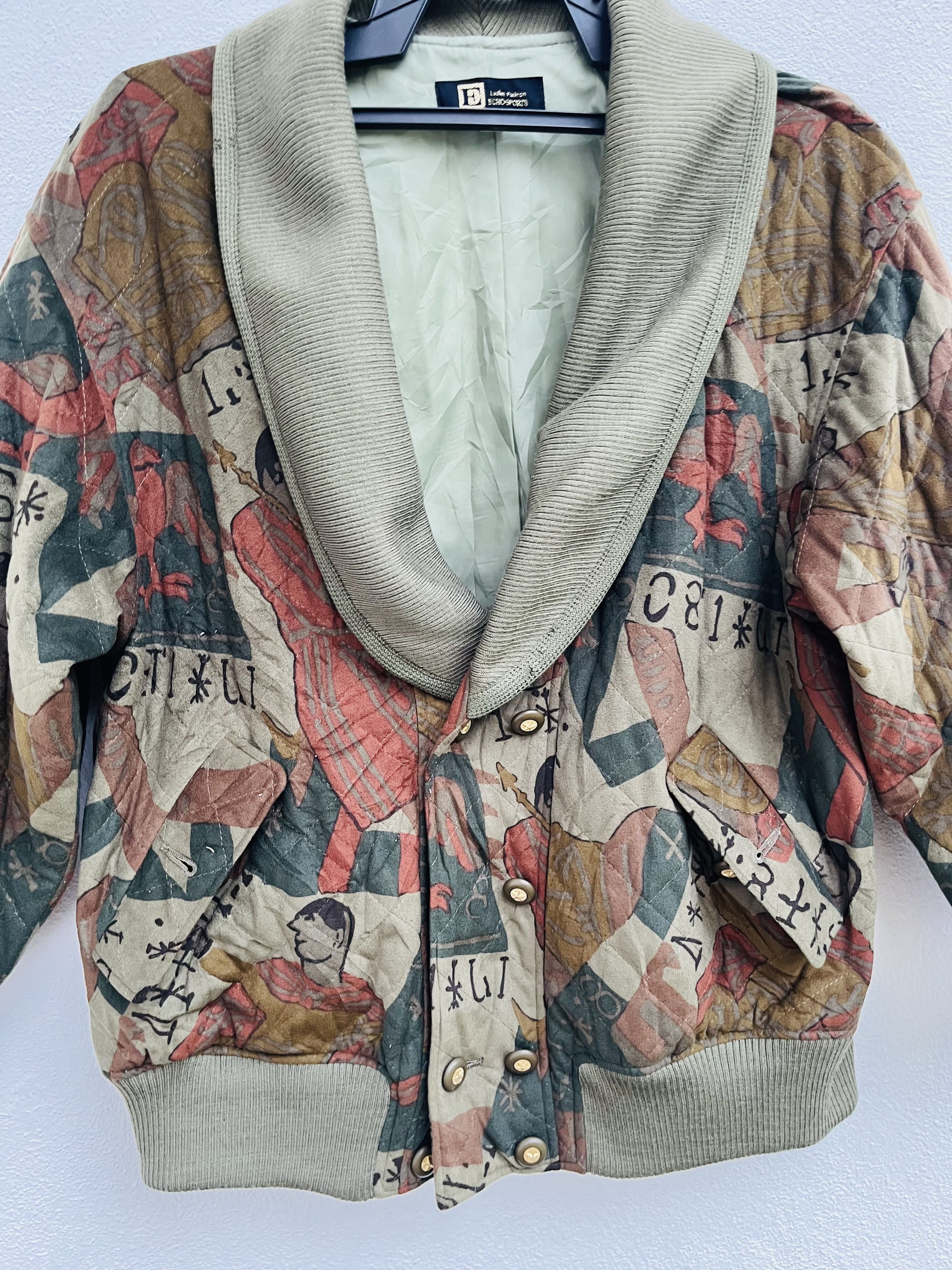 Japanese Brand Vintage Echo Sport Designed Fashion Style Jacket Size M / US 6-8 / IT 42-44 - 4 Thumbnail