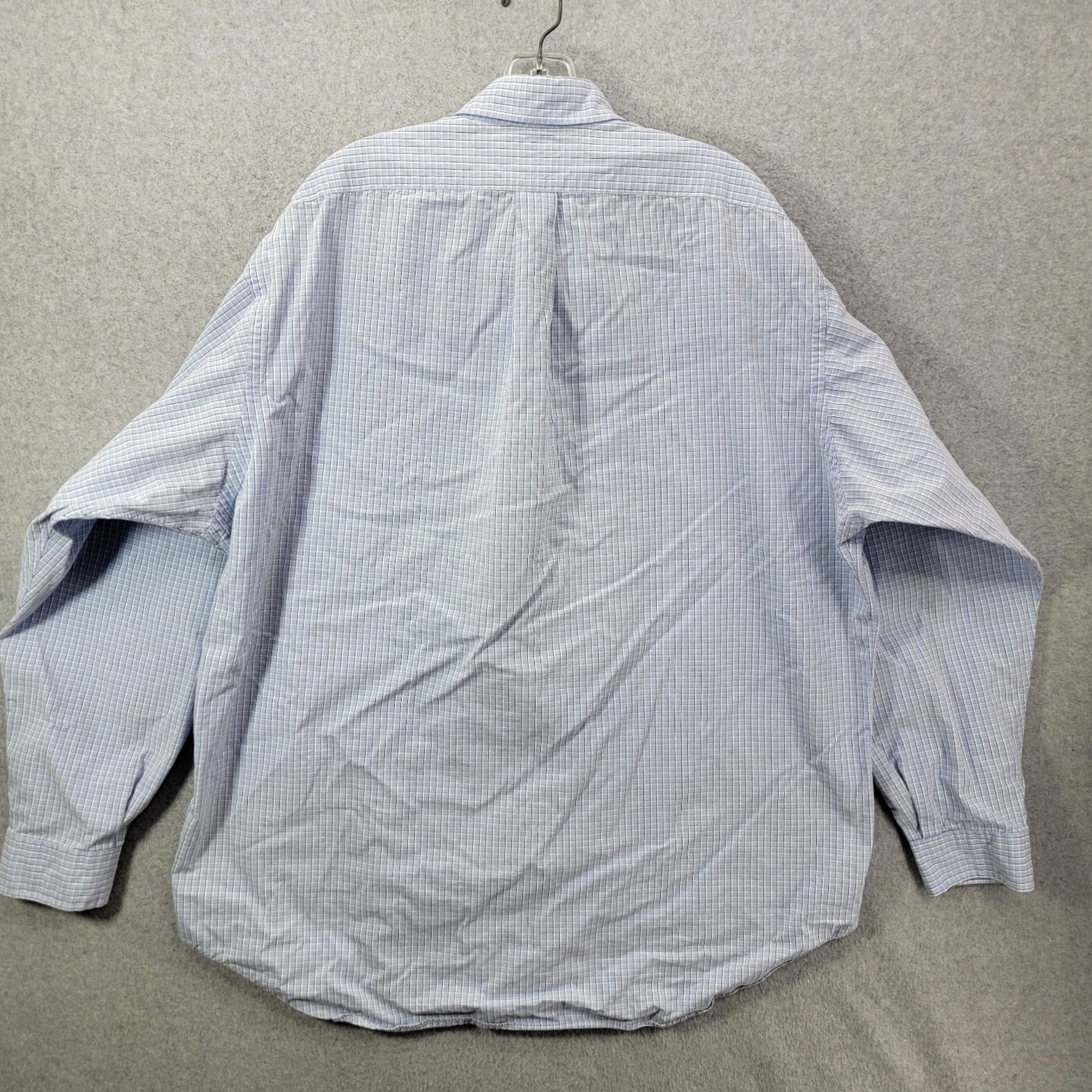 Ralph Lauren Ralph Lauren Shirt Mens XL Blake Button-Down Blue White Check Two-Ply Size US XL / EU 56 / 4 - 7 Thumbnail