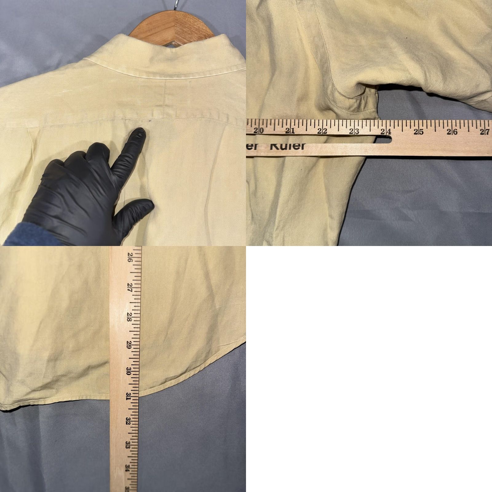 Polo Ralph Lauren Polo by Ralph Lauren Shirt Men's M Beige Linen Short Sleeve Button-Up Casual Size US M / EU 48-50 / 2 - 8 Thumbnail