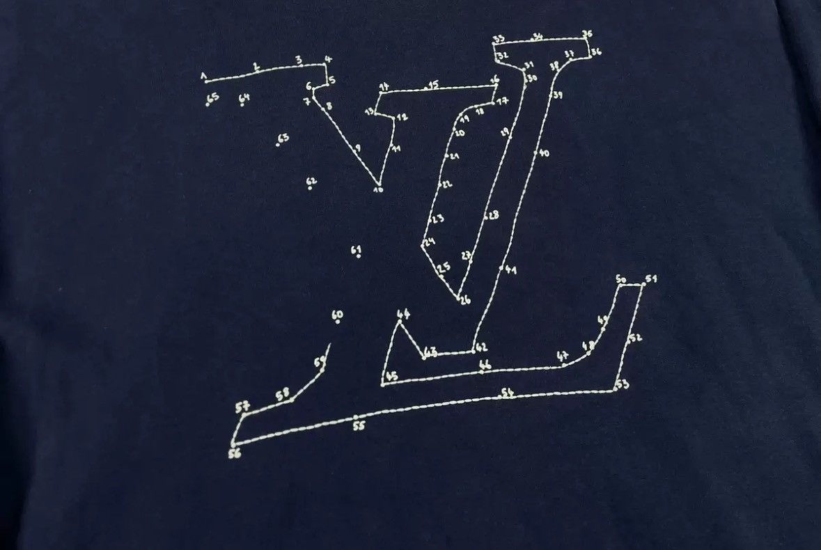 Louis Vuitton Louis Vuitton LV deep blue continuous viewing hoodie Size US XXL / EU 58 / 5 - 3 Thumbnail