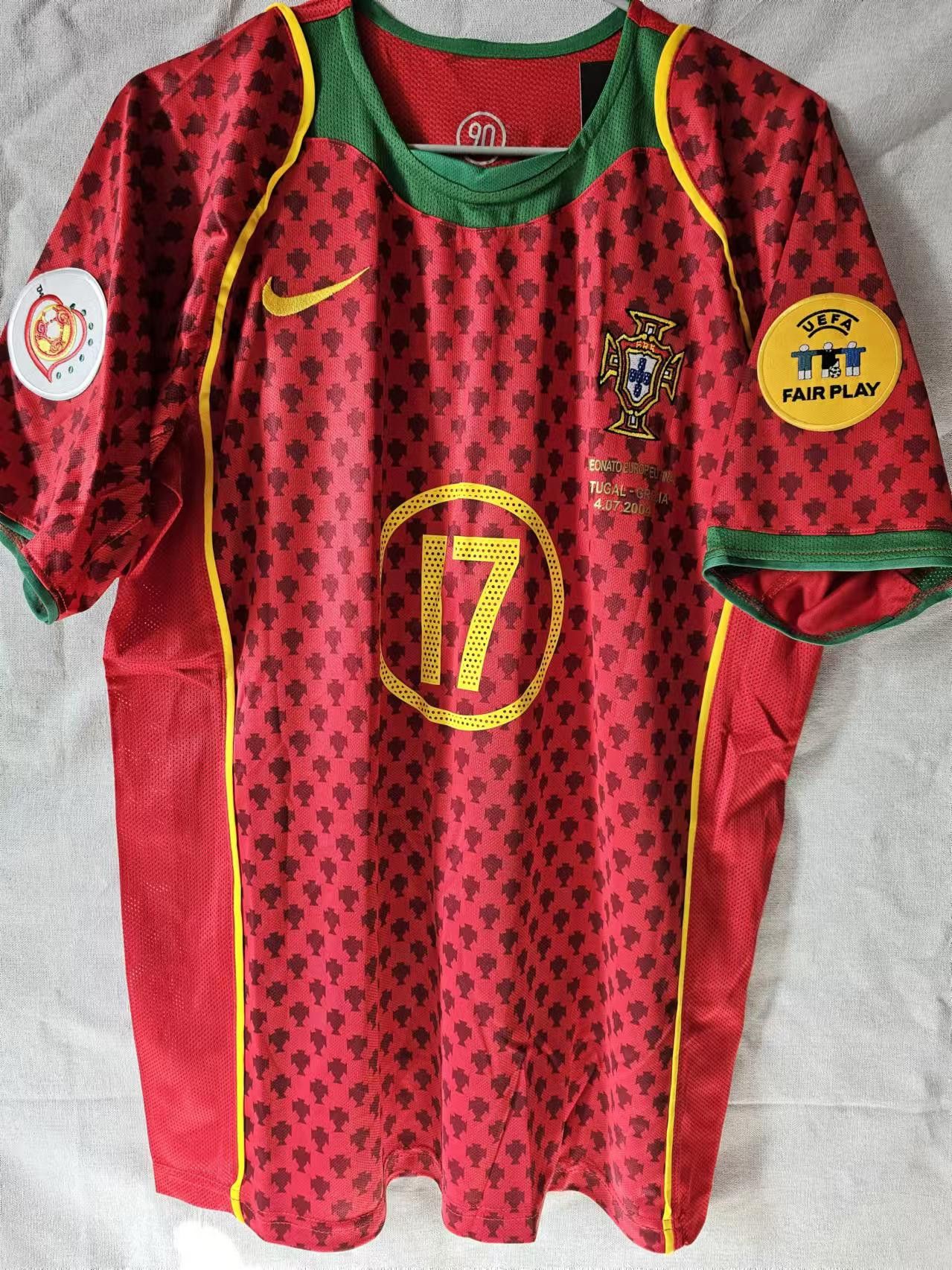 Other 2004 Portugal #7 C Ronaldo Jersey Home M Size US M / EU 48-50 / 2 - 2 Thumbnail
