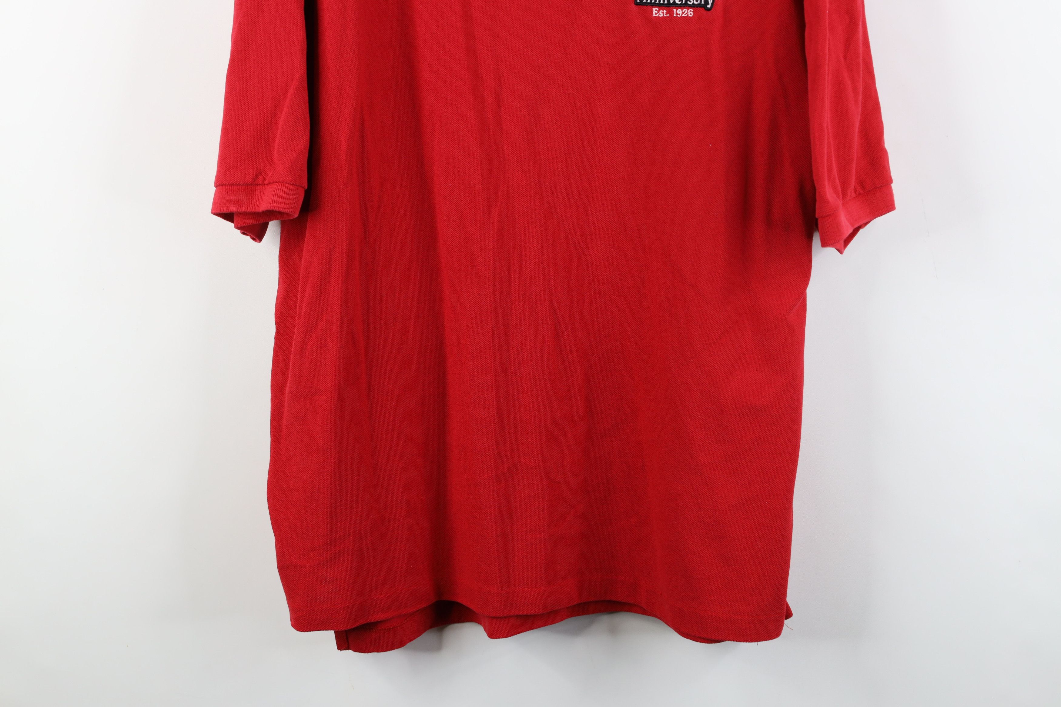 Vintage Vintage 90s Anniversary Red Wings Hockey Polo Red USA Size US XL / EU 56 / 4 - 3 Thumbnail