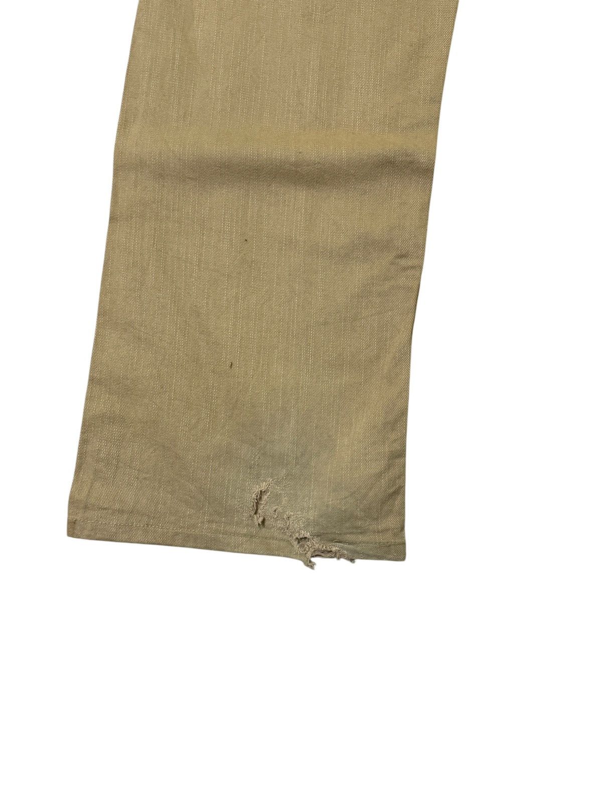 Japanese Brand VINTAGE JAPAN TRADITIONAL DISTRESSED FLORAL MOTIVE JEANS Size US 33 - 12 Thumbnail