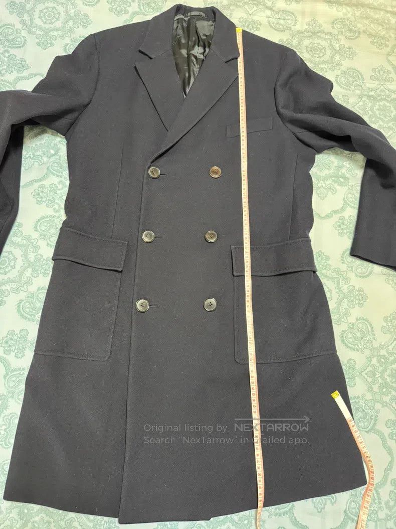 Hermes Hermes Trench coat, 100% wool, dark blue Size 52R - 5 Thumbnail