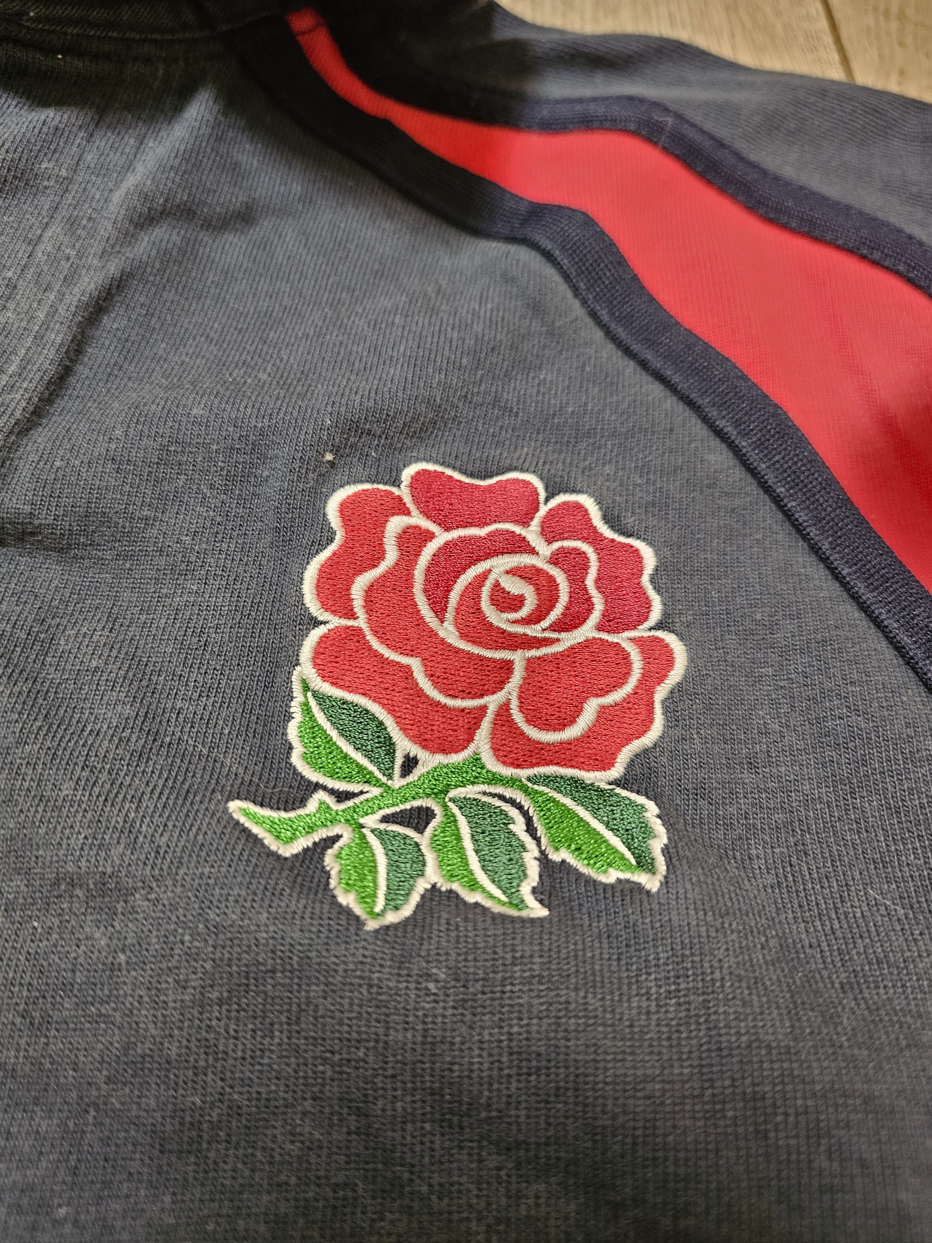 Nike × Vintage ENGLAND RUGBY JERSEY 2003 2005 AWAY LONG BLACK RUGBY JERSEY Size US M / EU 48-50 / 2 - 4 Thumbnail