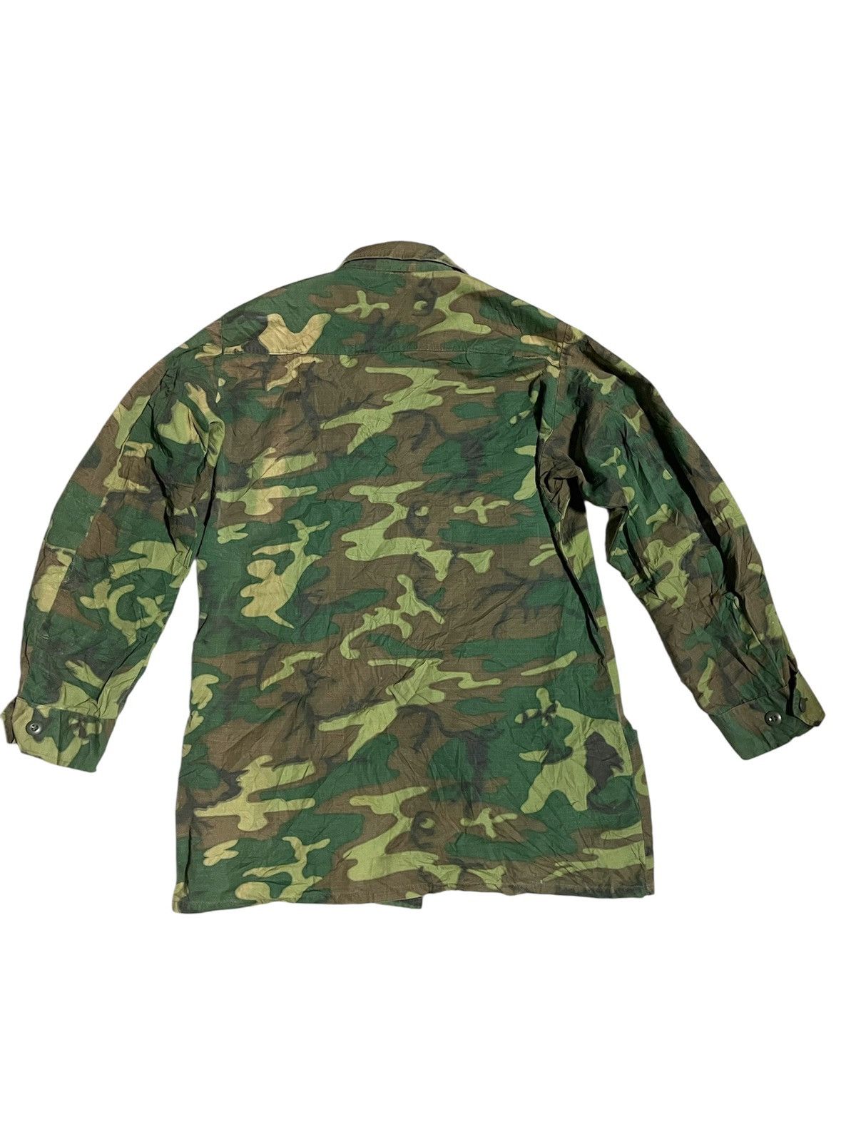 Vintage Vintage 1969 ERDL Camo Vietnam War Slant Pocket Jacket Size US M / EU 48-50 / 2 - 2 Thumbnail