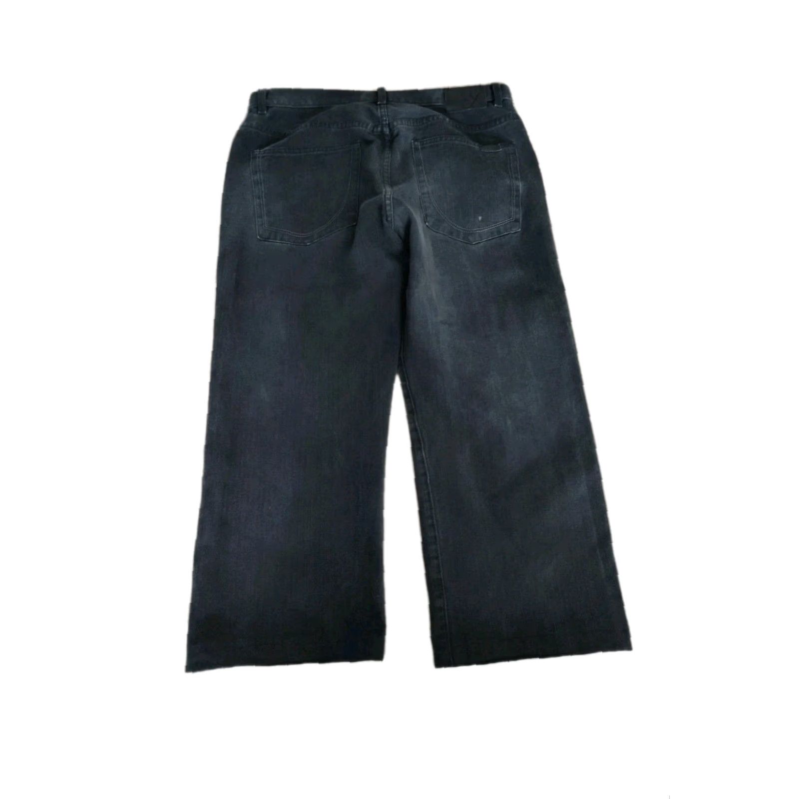 Sean John VINTAGE Sean John Men Jeans | Straight Leg 38x24 | Black Cotton Blend Hip Hop Style Size US 38 / EU 54 - 2 Thumbnail