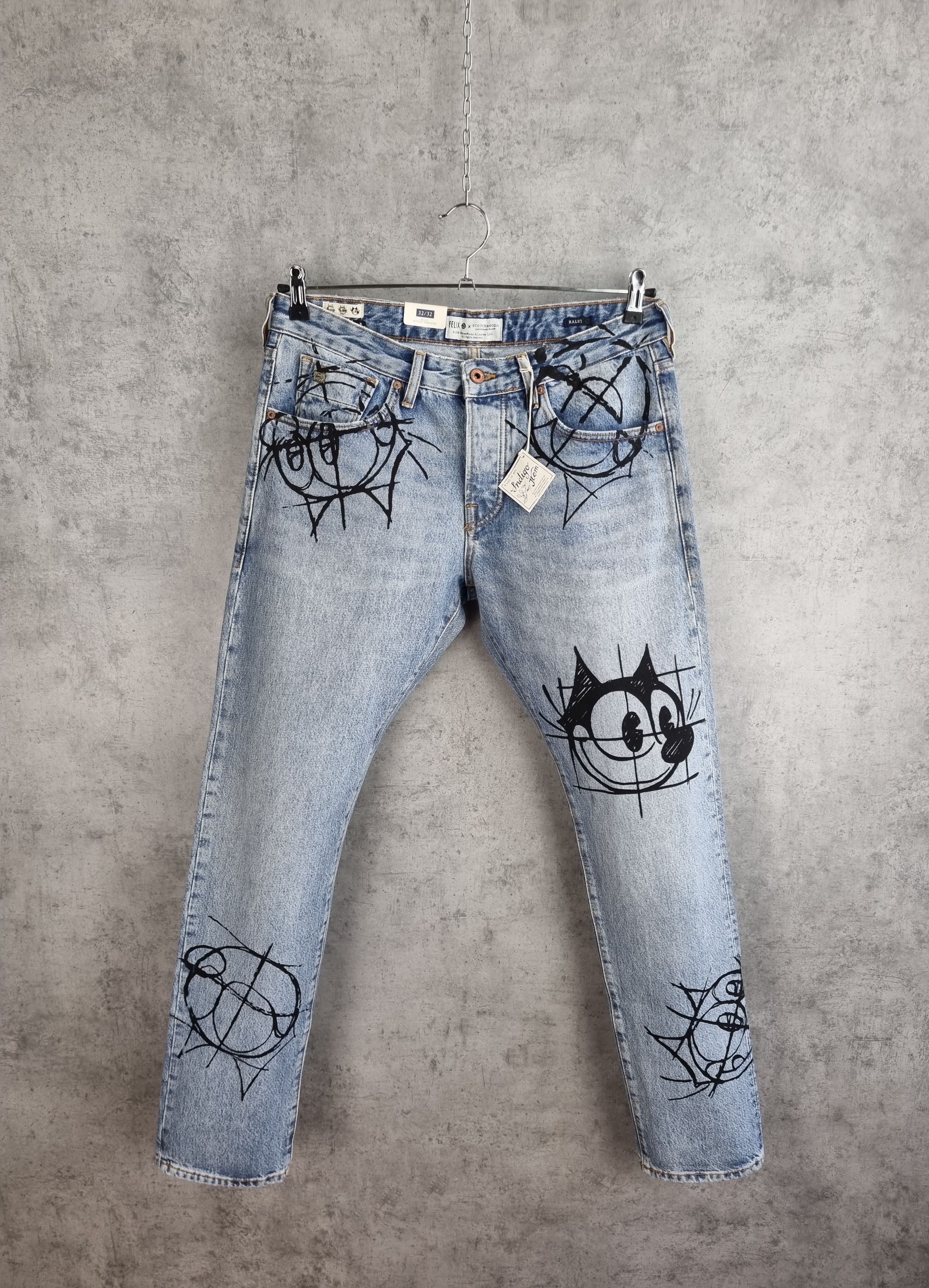 Japanese Brand × Scotch & Soda Felix Ralston Regular Slim Fit Denim Jeans Size US 32 / EU 48 - 10 Thumbnail