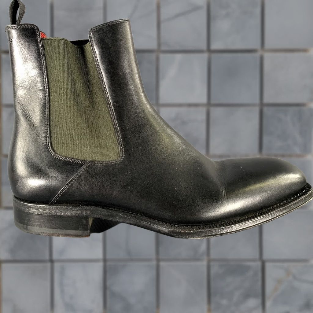 Alexander McQueen ALEXANDER MCQUEEN Chelsea Boots Black Leather Size 8 Size US 8 / EU 41 - 1 Thumbnail