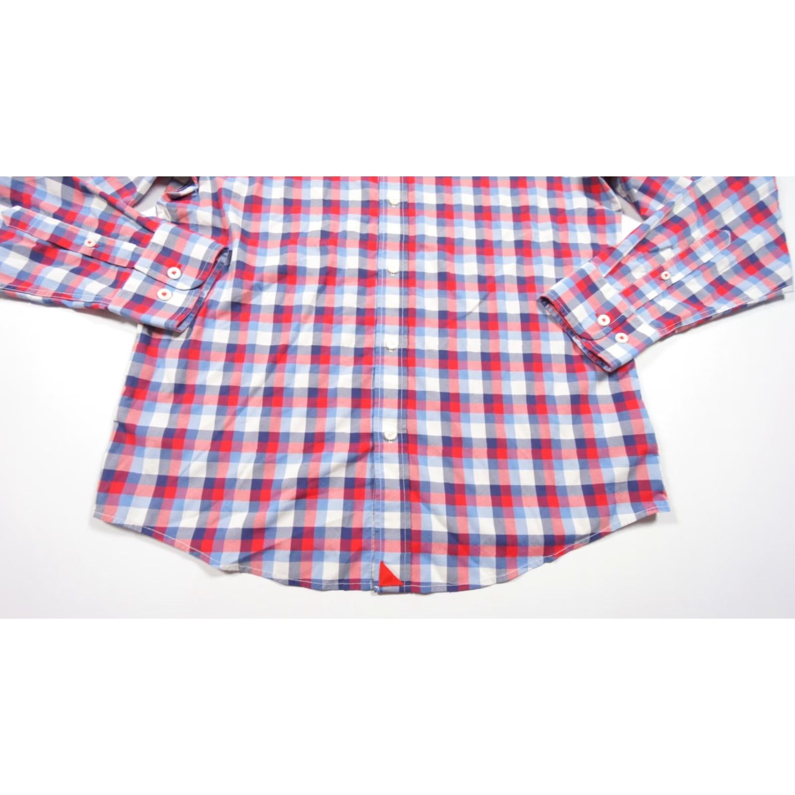 UNTUCKit UNTUCKit Plaid Shirt Mens Medium Button-Up Long Sleeve Slim Fit Stretch Multicolor Preppy Size US M / EU 48-50 / 2 - 3 Thumbnail