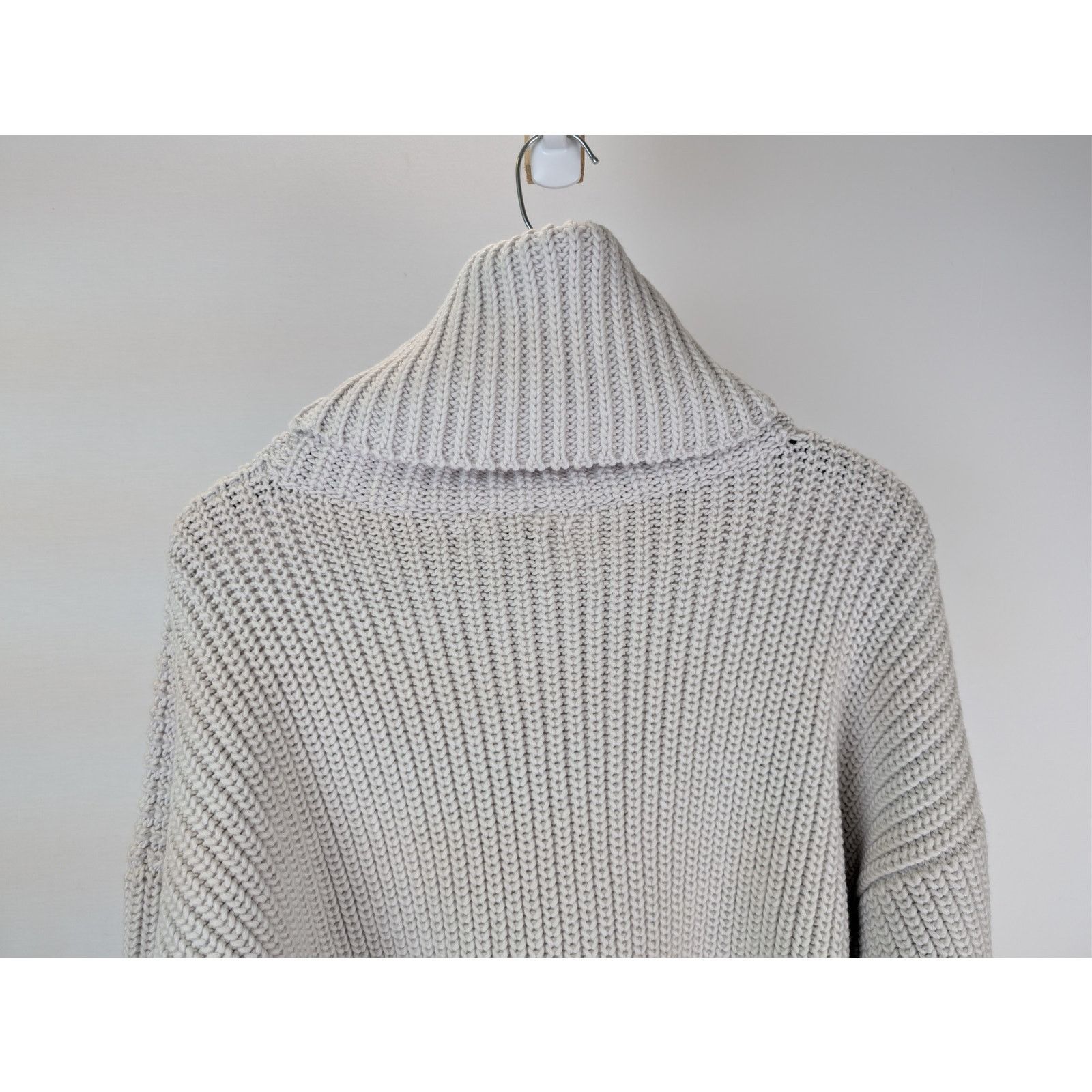 Tom Ford o1rshd1 Men's Ribbed Knit Sweater Sweatshirt in Grey Size US M / EU 48-50 / 2 - 11 Thumbnail