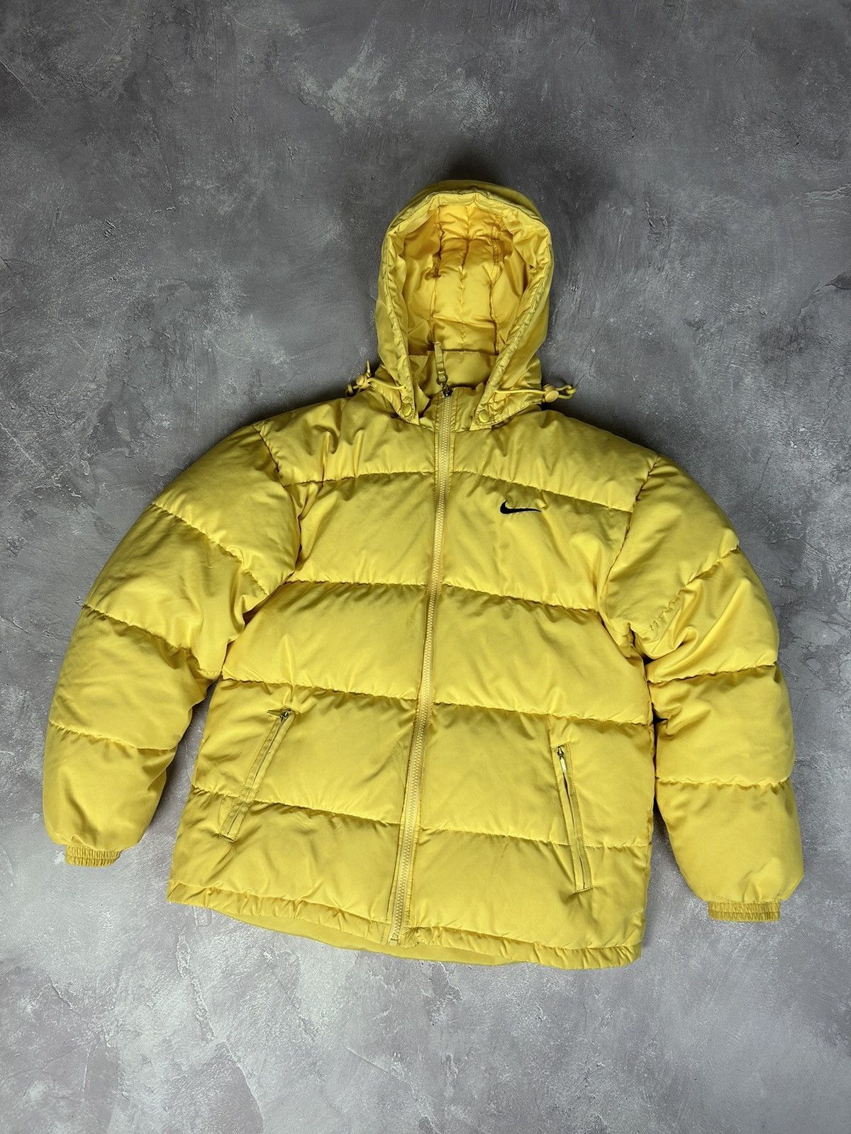 Nike Nike Vintage Down Puffer Jacket Big Swoosh Logo Y2K 90s Dril Size US S / EU 44-46 / 1 - 8 Thumbnail