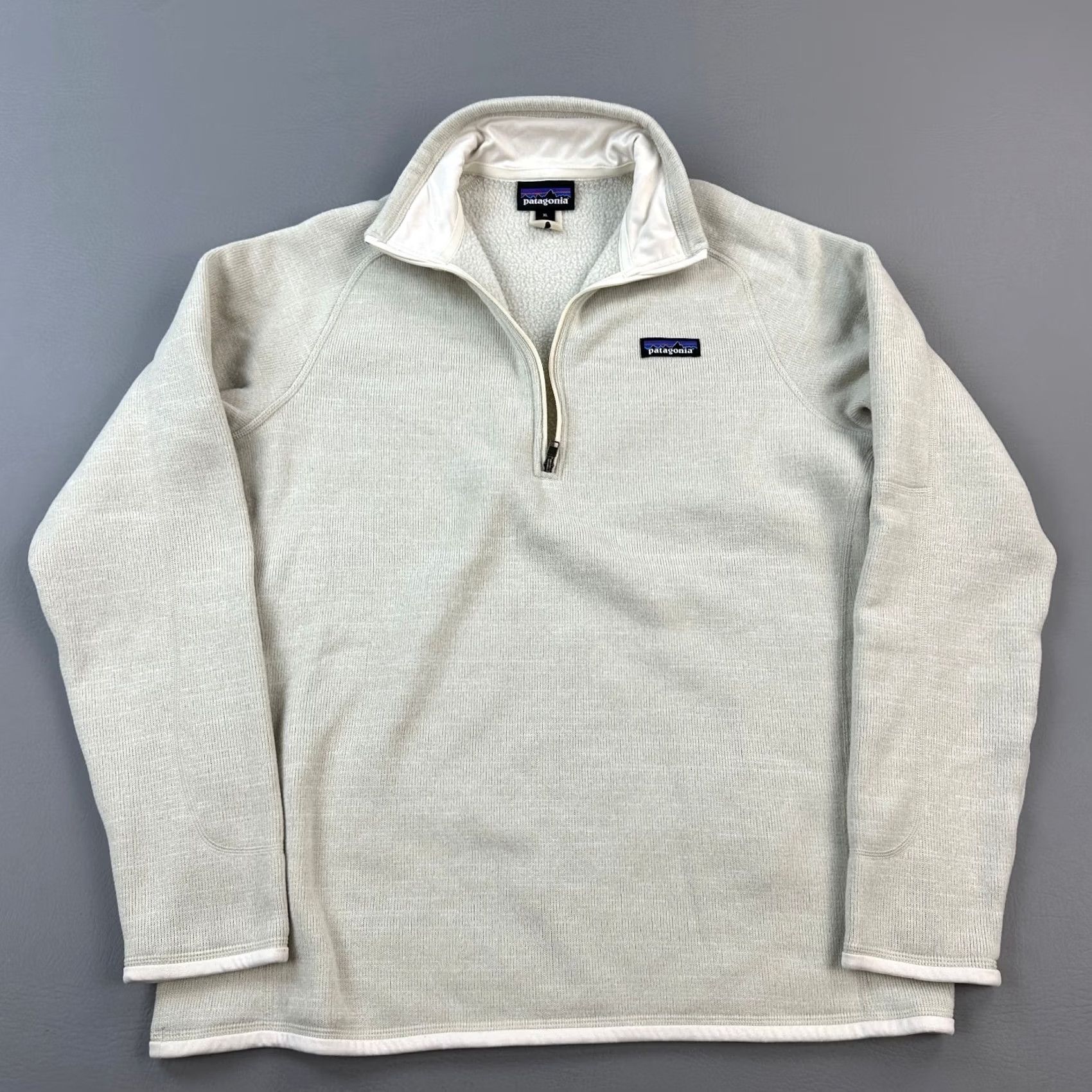 Patagonia Patagonia Better Sweater Women's XL Oatmeal 1/4 Fleece Pullover Outdoor 25617 Size XL / US 12-14 / IT 48-50 - 2 Thumbnail