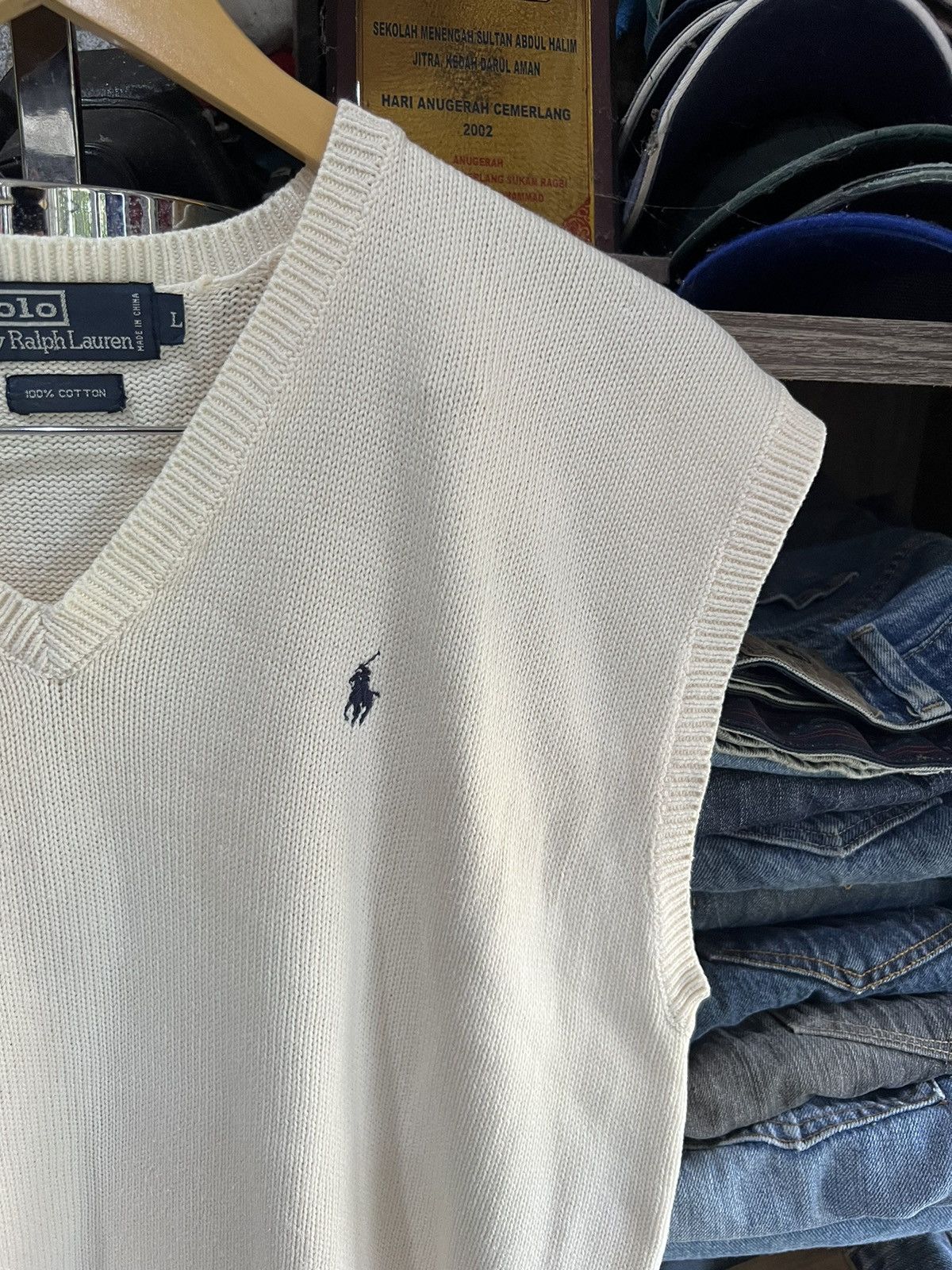 Polo Ralph Lauren 🔥Vintage Polo Ralph Lauren Knit Vest Size US M / EU 48-50 / 2 - 4 Thumbnail