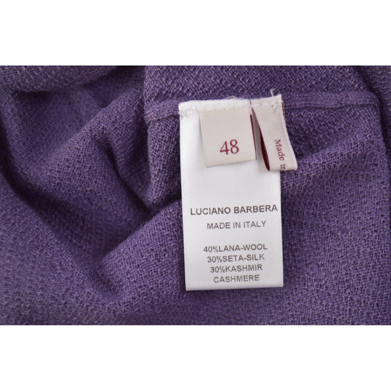 Luciano Barbera Luciano Barbera Sweater Size US S in Purple Size US S / EU 44-46 / 1 - 3 Thumbnail