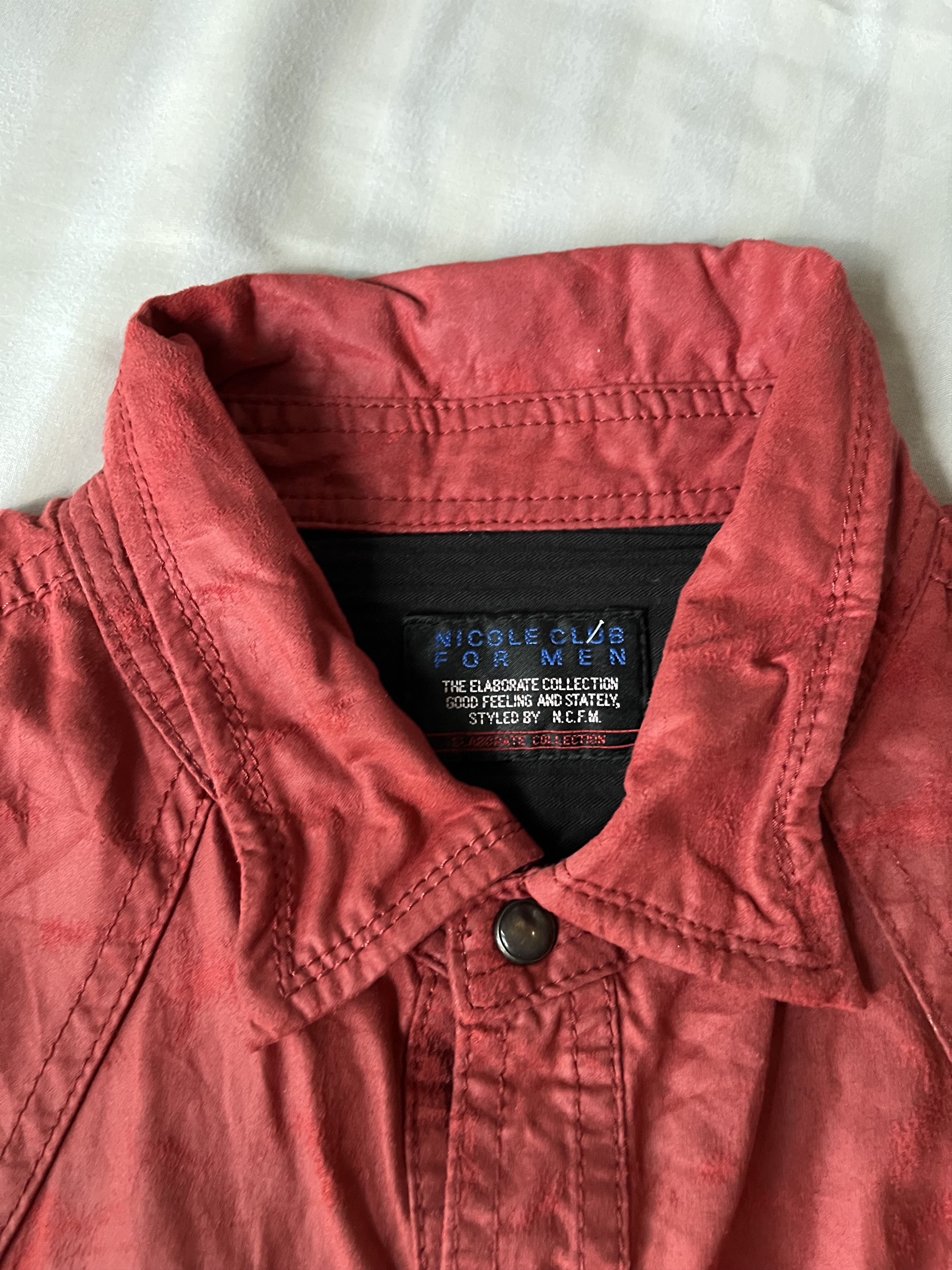 Yasuyuki Ishii 2000s nicole waxed distressed seditionaries shirt Size US M / EU 48-50 / 2 - 5 Thumbnail