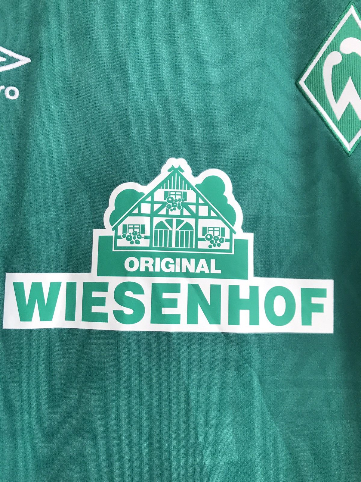 Umbro Werder Bremen 2021-2022 Home Soccer Jersey Football Kit Size US XL / EU 56 / 4 - 5 Thumbnail