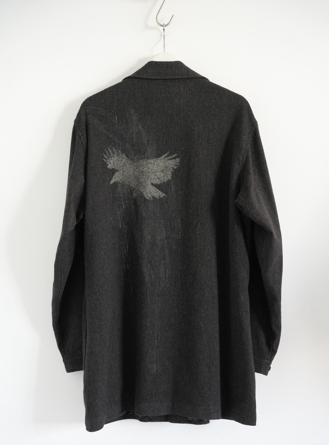 Yohji Yamamoto Yohji Yamamoto 26SS Crow Zip-Up Shirt Jacket Size US L / EU 52-54 / 3 - 2 Thumbnail