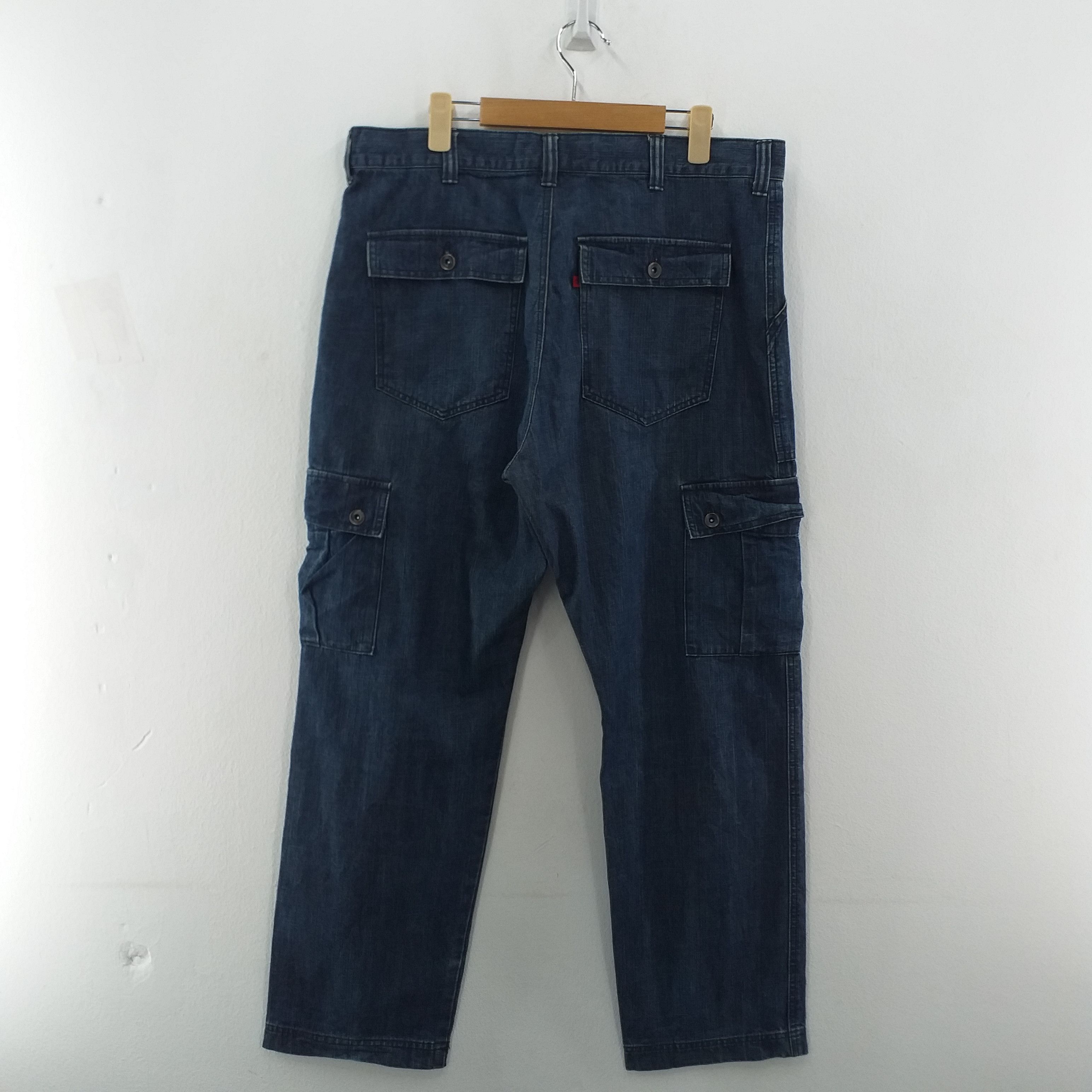 Japanese Brand Ssur Plus Japanese Brand Cargo Jeans -CP049 Size US 37 - 2 Thumbnail