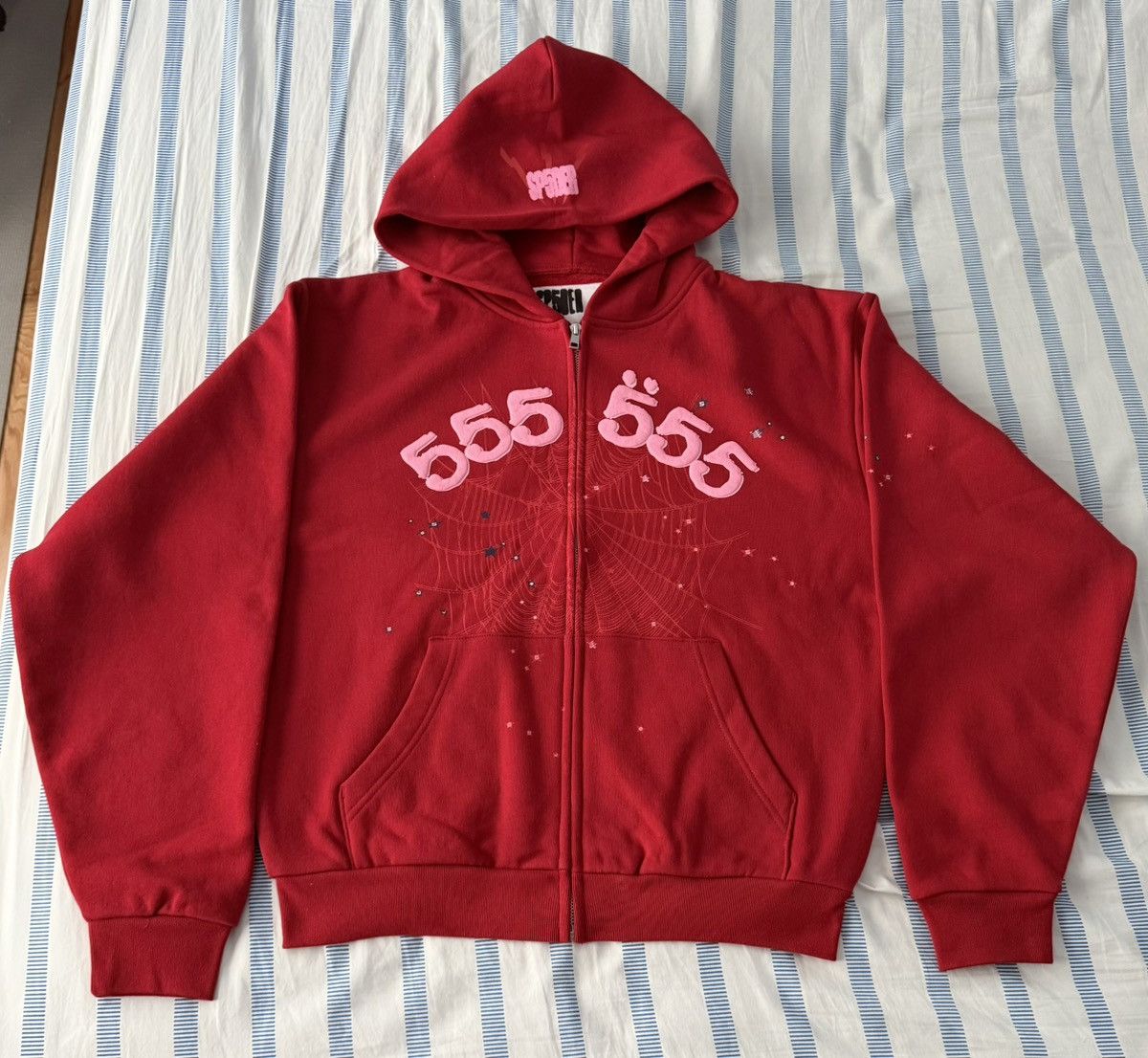 Sp5der Sp5der ANGEL NUMBER ZIP HOODIE Size US M / EU 48-50 / 2 - 1 Thumbnail