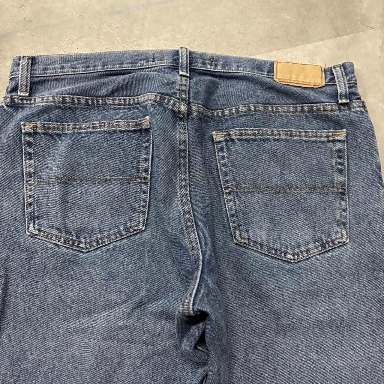 Japanese Brand × Vintage Crazy Vintage Y2K/2000s Grunge Faded Medium Wash Essential Denim Jeans! Size US 36 / EU 52 - 7 Thumbnail