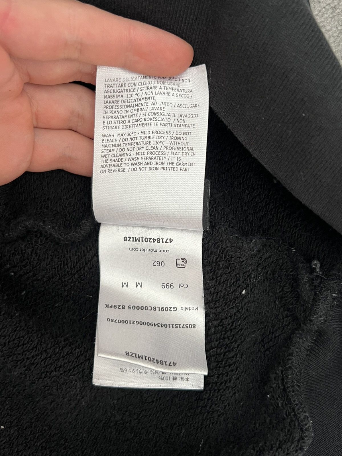 Moncler Genius × Palm Angels Moncler Genius 8 x Palm Angels Wing Patch Sweatshirt Size US M / EU 48-50 / 2 - 8 Thumbnail