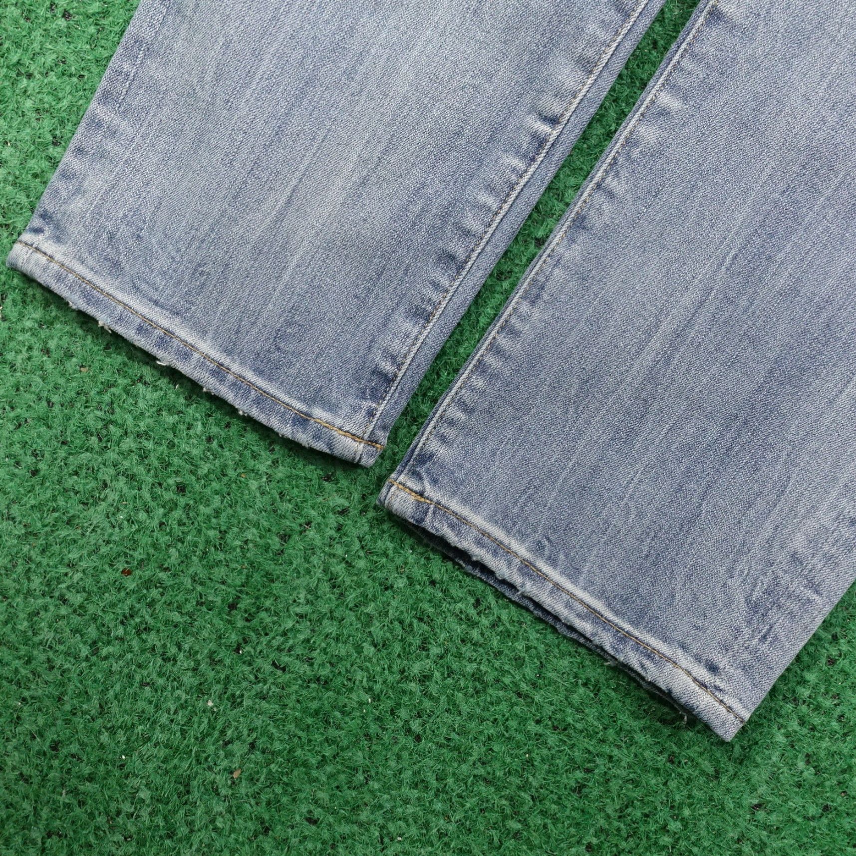 American Eagle Outfitters American Eagle Mens Jeans Size 28x32 Straight Fit Cotton Blue Vintage-Inspired Fashion Size US 28 / EU 44 - 3 Thumbnail