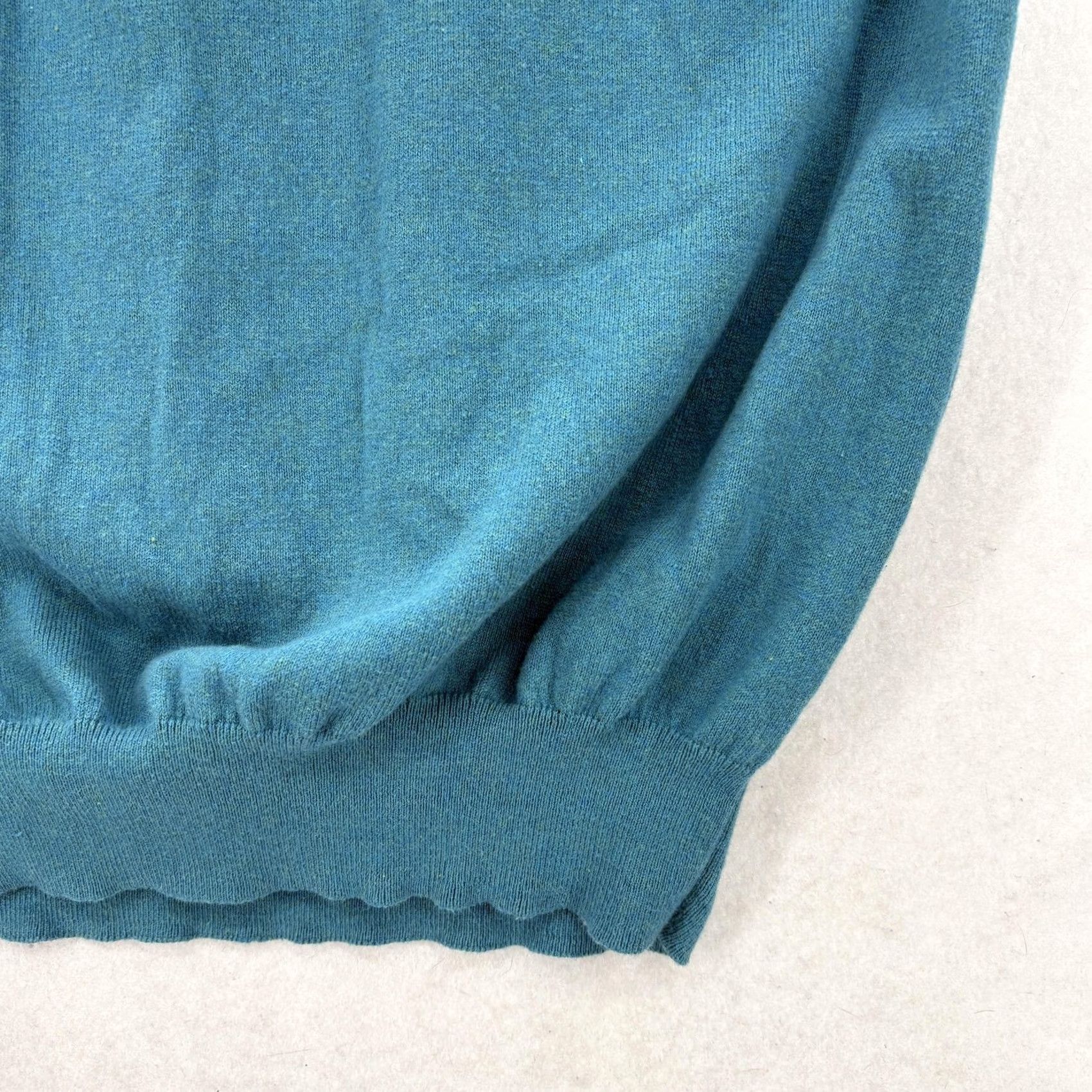 Peter Millar Peter Millar Sweater Vest Mens XL Blue Cotton Cashmere 1/4 Zip Mock Neck Golf Vest Size US XL / EU 56 / 4 - 3 Thumbnail
