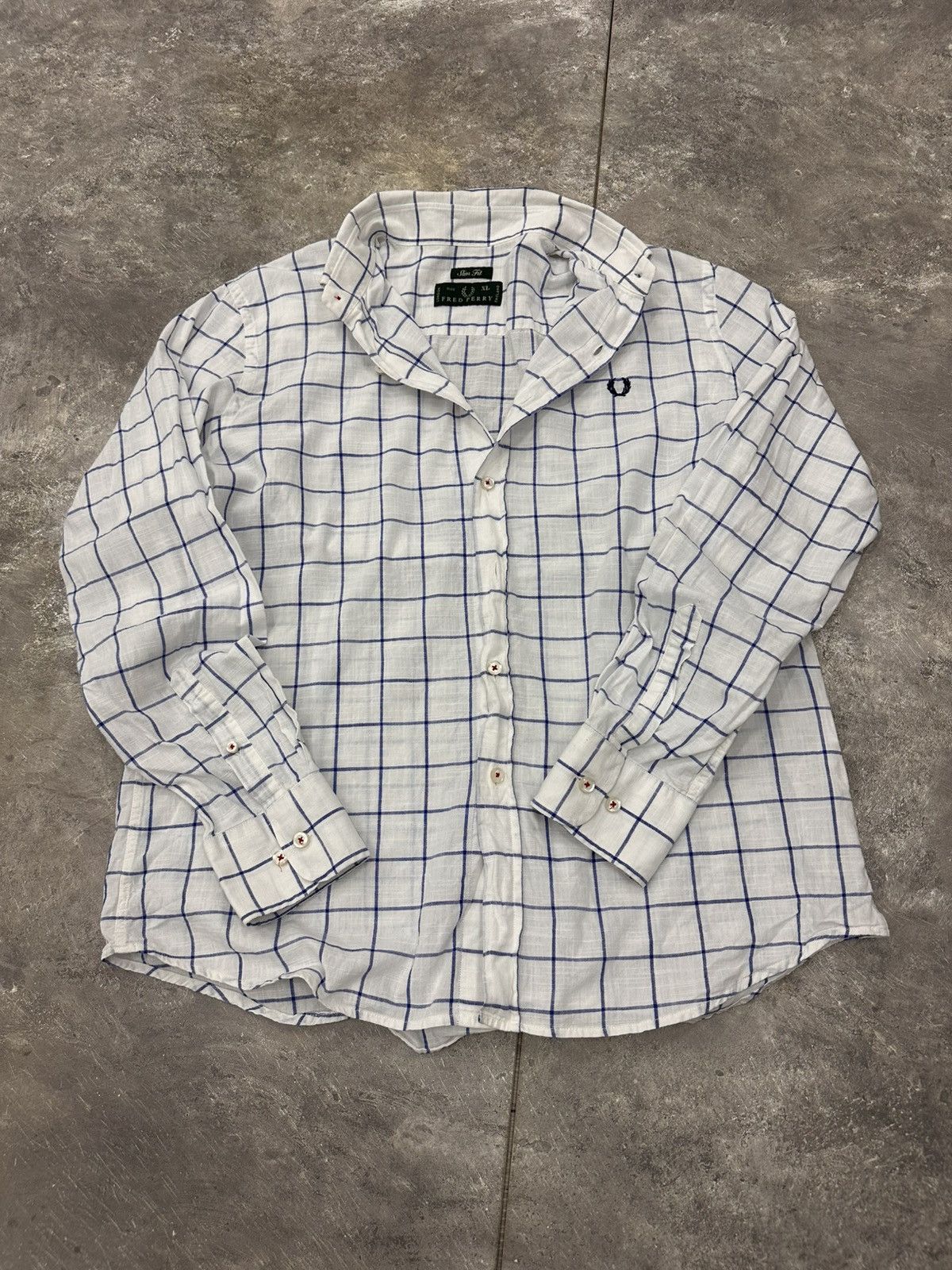 Fred Perry Fred Perry Vintage Made in England Shirts Size US XL / EU 56 / 4 - 2 Thumbnail