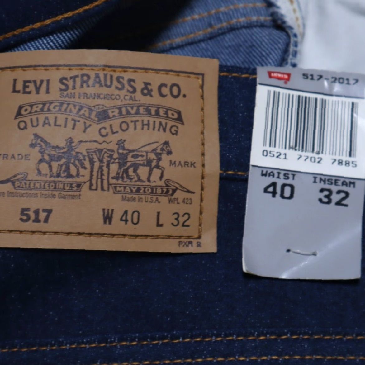 Vintage VINTAGE Levi Strauss 517 Cotton Blend Denim Jeans Pant Blue Men's 40 Jeans Cotton Blend 40 Blue VTG Levi Strauss 517 Regular Mens 40 Denim Jeans Pants Size US 40 / EU 56 - 8 Thumbnail