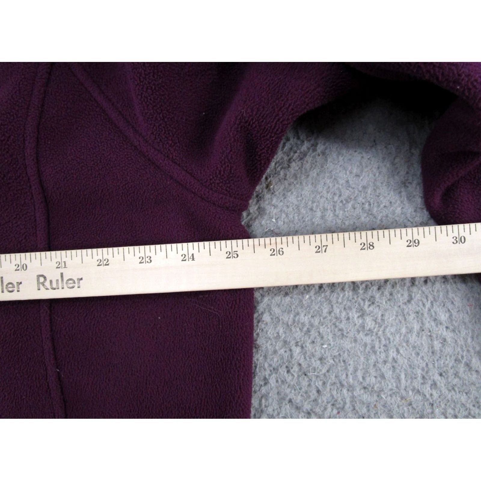 Duluth Trading Company Duluth Fleece Zip Up Hooded Jacket Womens XL Heavy Plum Purple Full Zip Size XL / US 12-14 / IT 48-50 - 5 Thumbnail