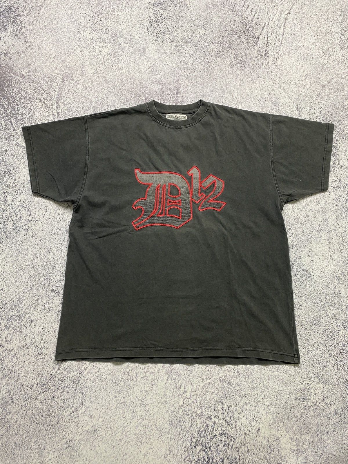 Band Tees × Rap Tees × Vintage Vintage D12 Detroit Eminem 2000 Slim Shady Rap T-shirt Size US XL / EU 56 / 4 - 5 Thumbnail