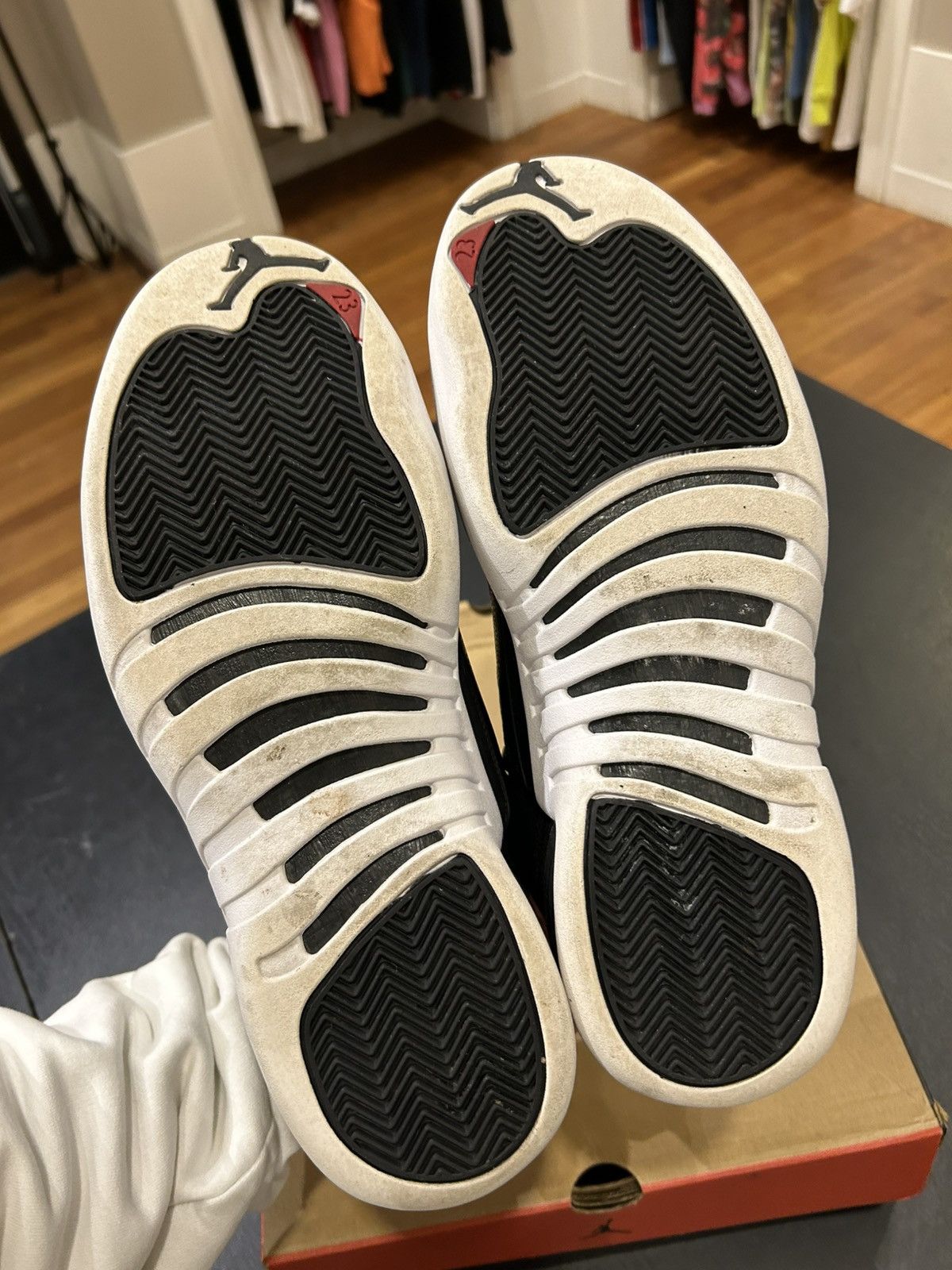 Jordan Brand Jordan 12 Retro ‘Reverse Taxi’ Size US 11.5 / EU 44-45 - 5 Thumbnail