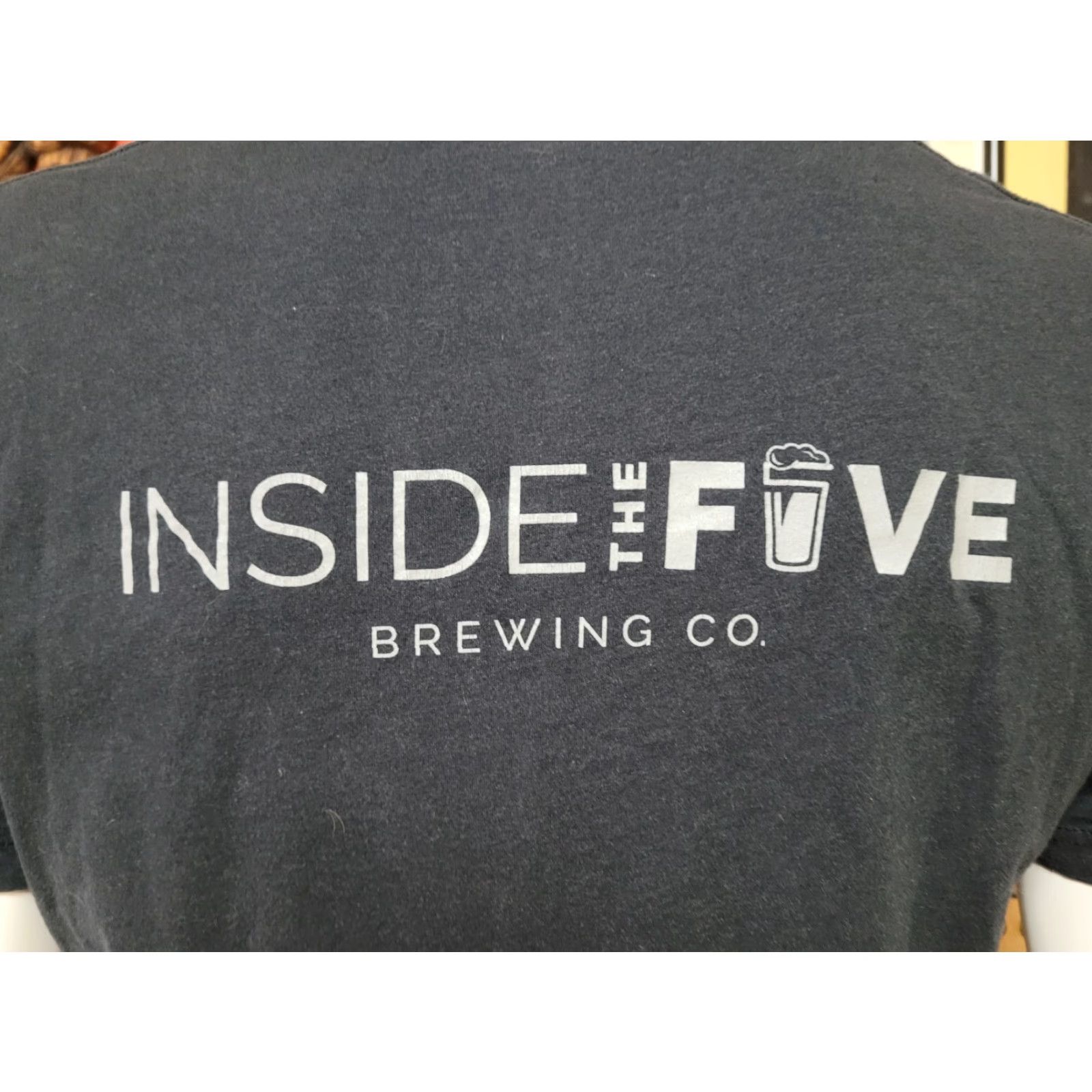 Vintage Canvas Inside The Five Brewing Company T Shirt L Adult Mens Black Cotton Blend Graphic Tee Beer Size US L / EU 52-54 / 3 - 4 Thumbnail