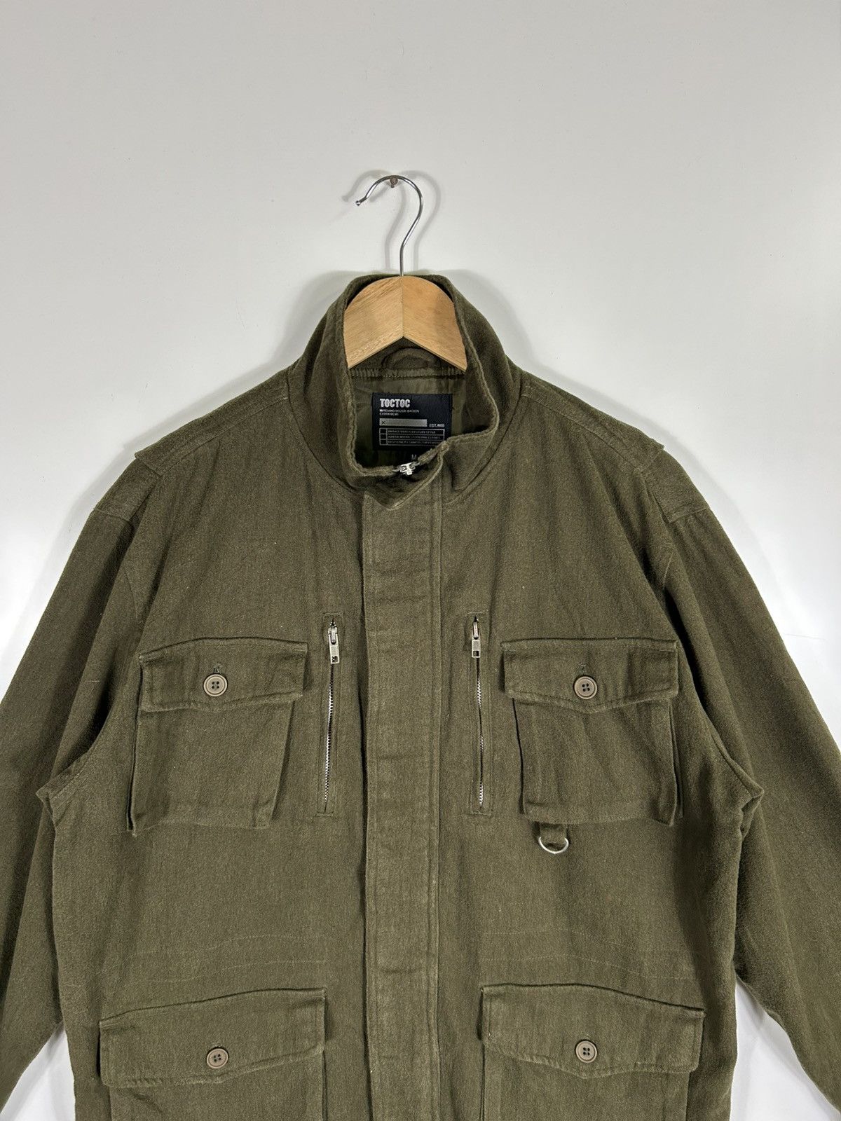 Japanese Brand 🔥TocToc Workwear Military Zipper Jacket Size US M / EU 48-50 / 2 - 4 Thumbnail