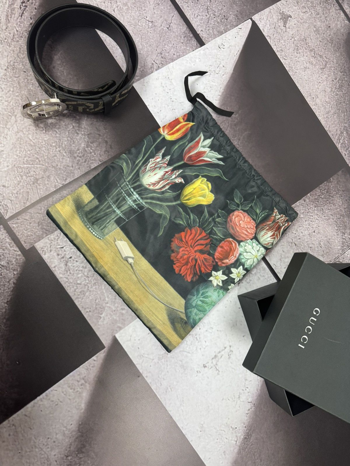 Designer × Gucci Gucci Belt Camo 32-34 Size 32 - 11 Thumbnail